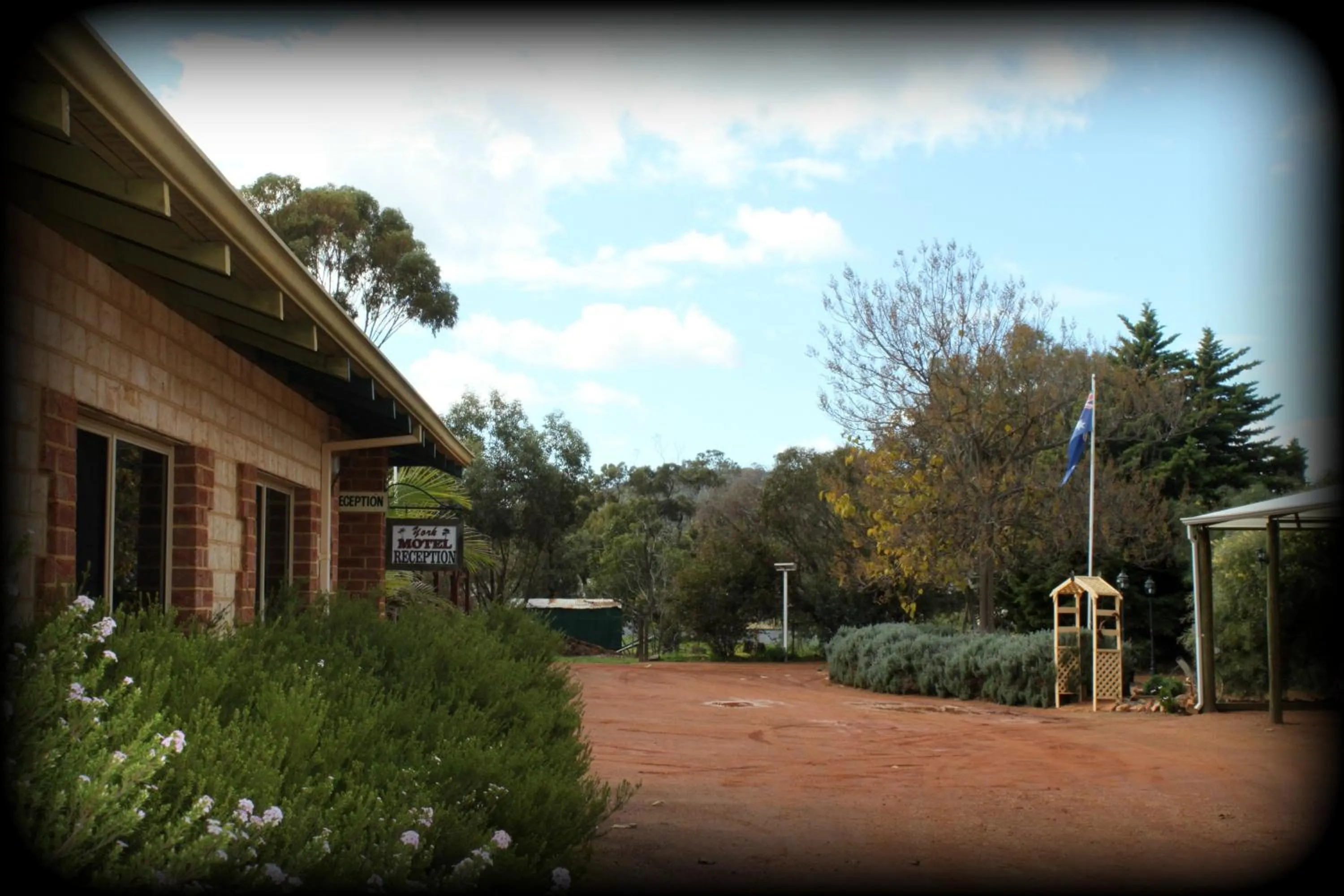 Bird's eye view in York's Boutique Motel