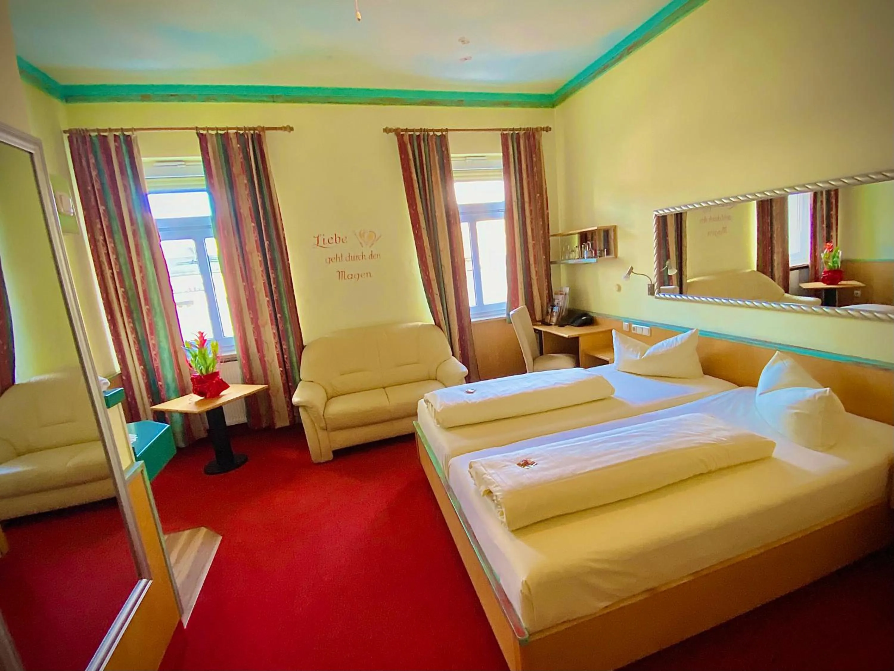 Bed in Meister BÄR HOTEL Fichtelgebirge