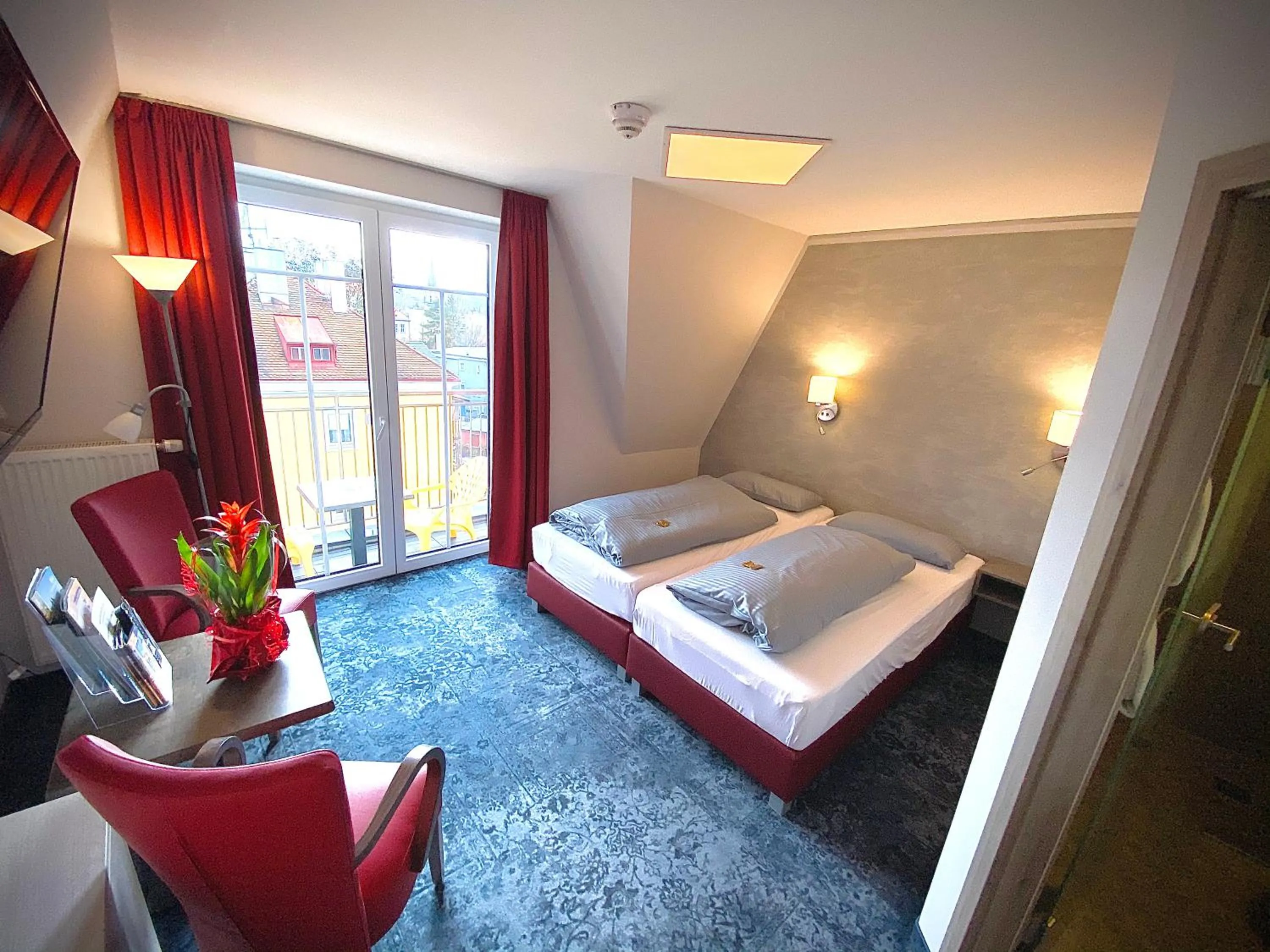 Bed in Meister BÄR HOTEL Fichtelgebirge