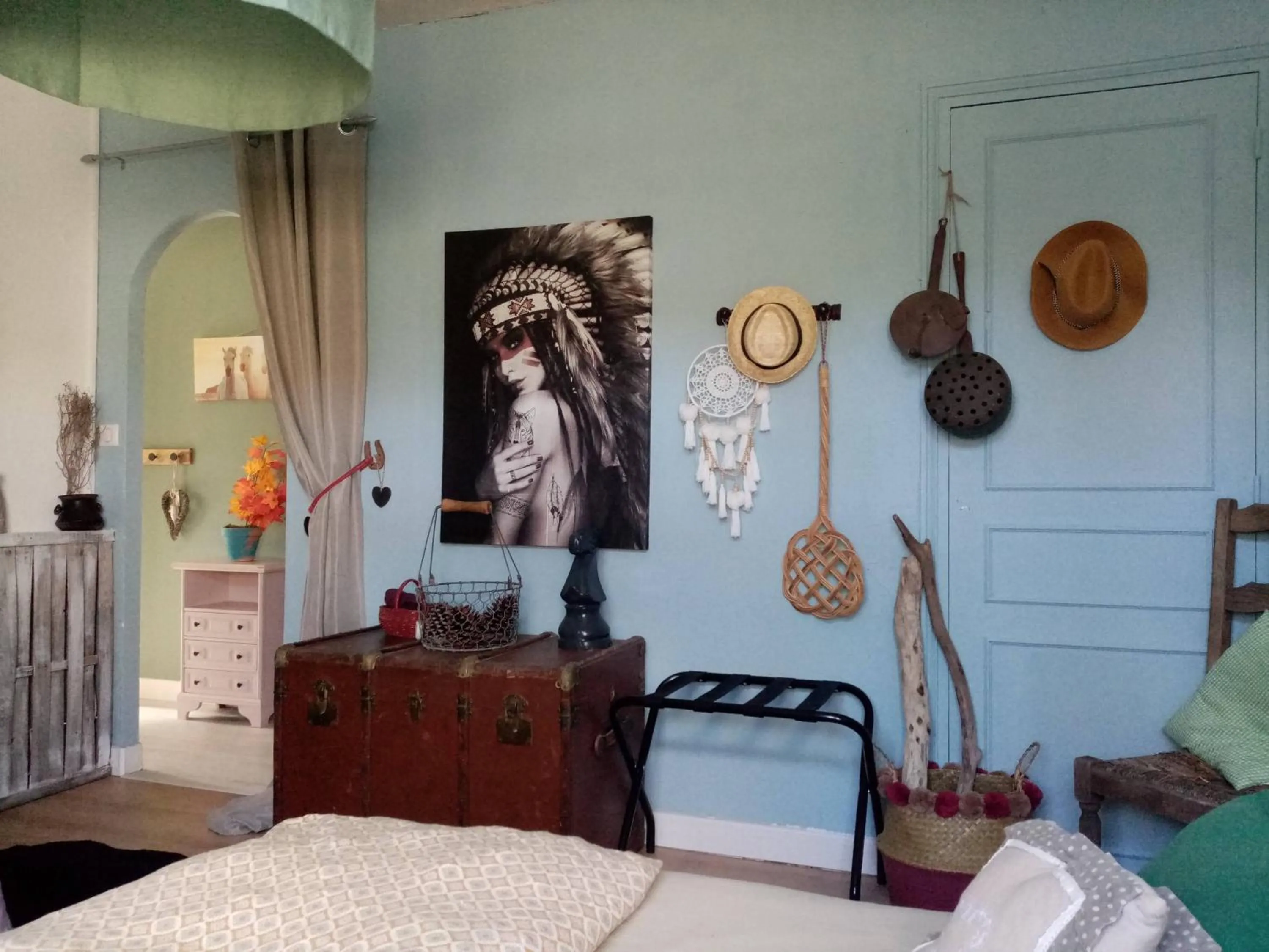 Bedroom, Bed in La Norélie