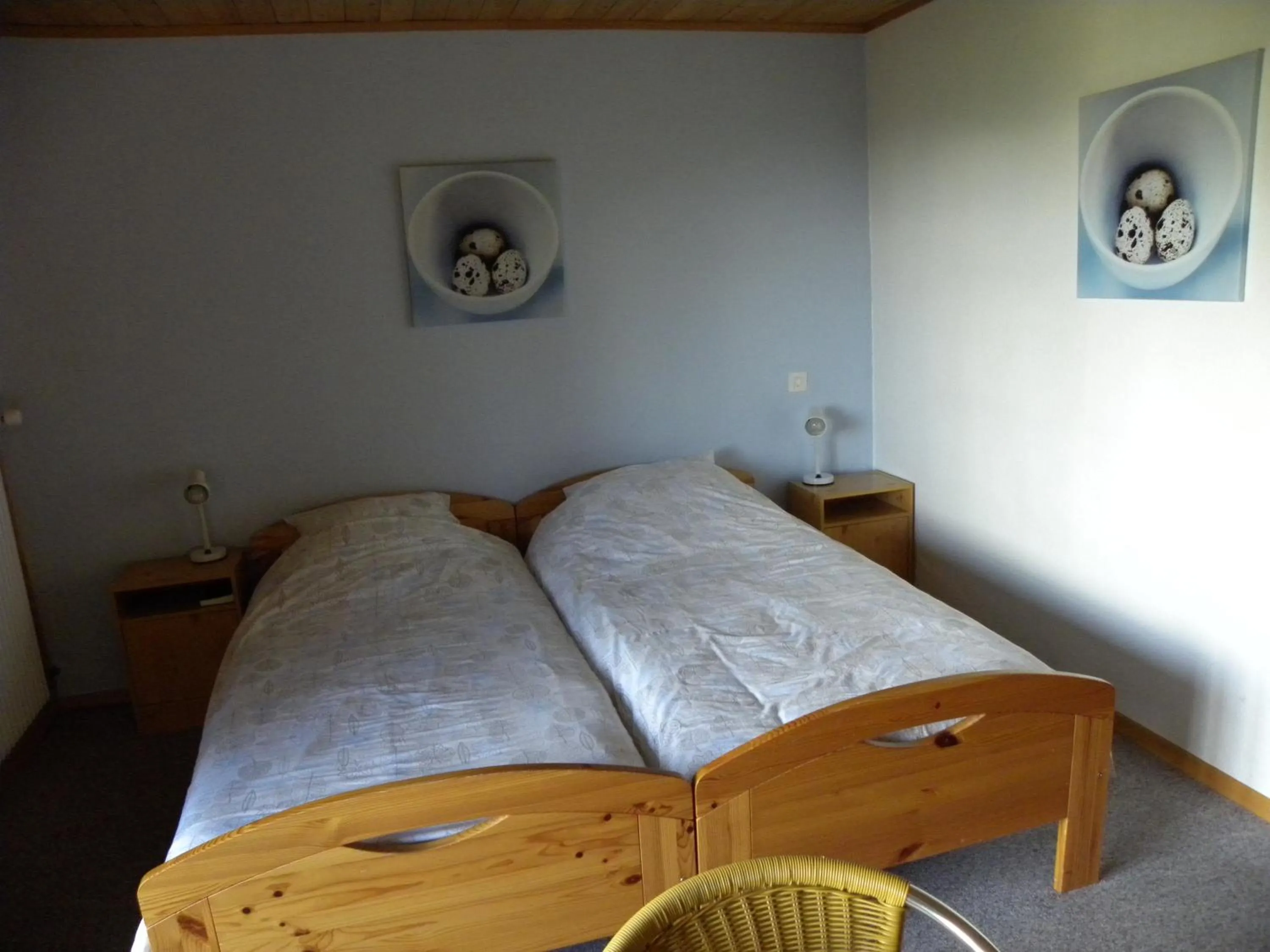 Bed in Hotel Restaurant Walliser Sonne