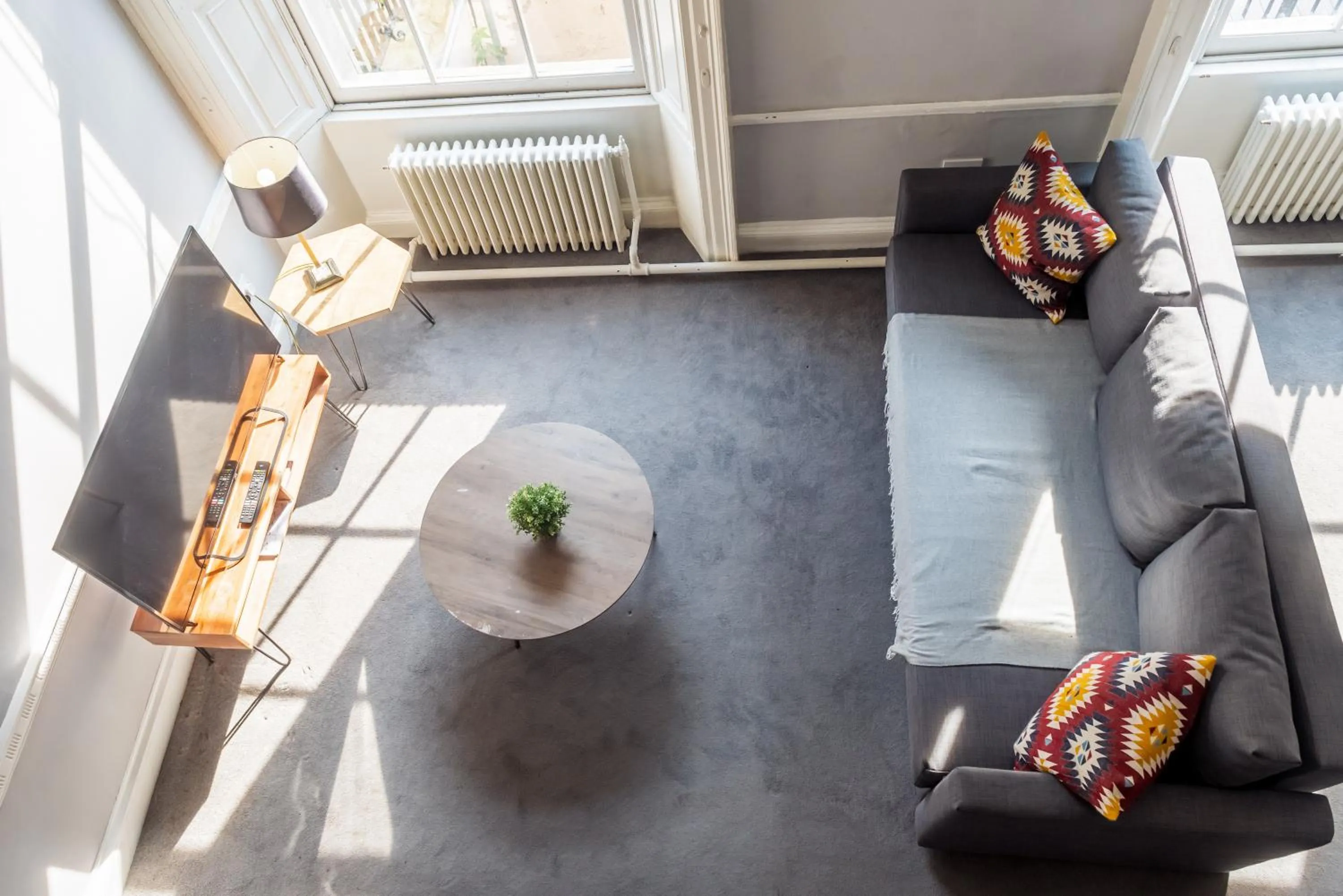 Living room in Leevin Studios