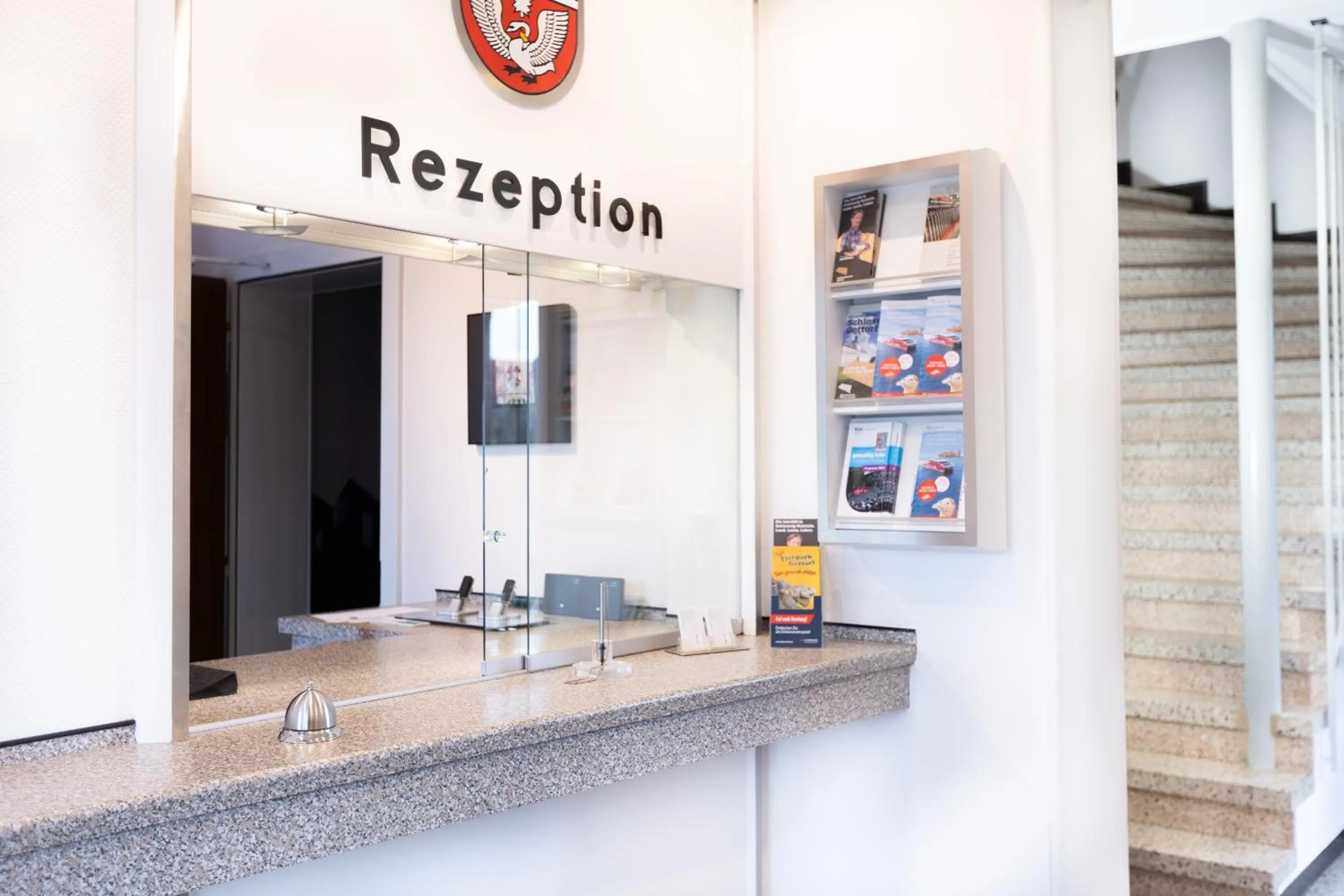 Lobby or reception in Firzlaff's Hotel