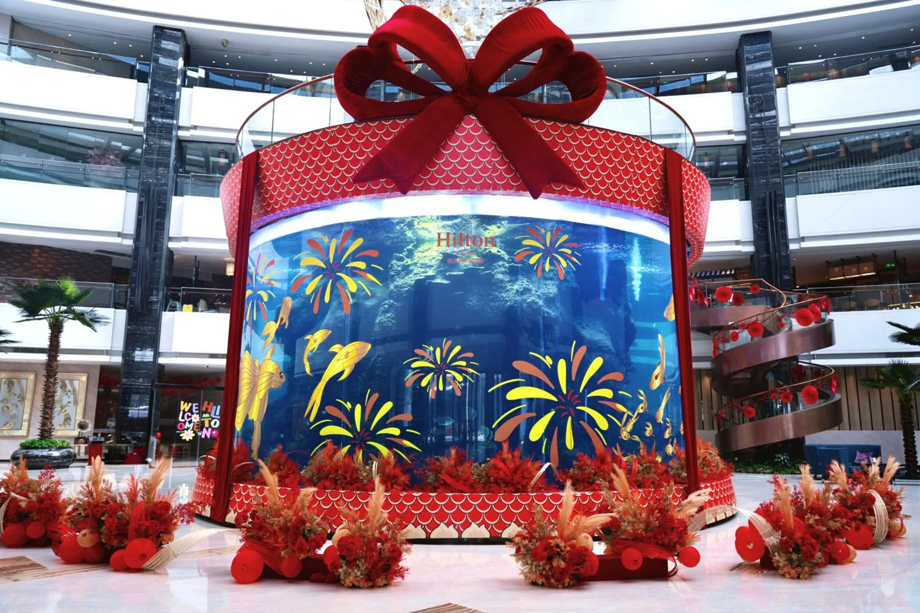 Lobby or reception in Hilton Foshan