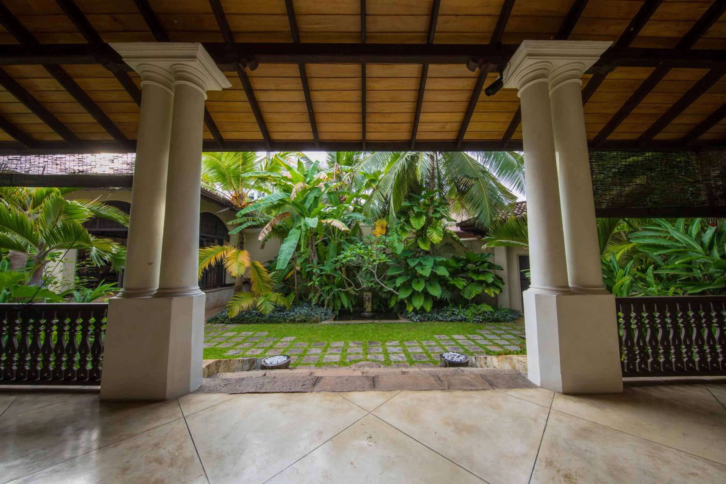 Balcony/Terrace in Sergeant House Boutique Villa & Private Beach