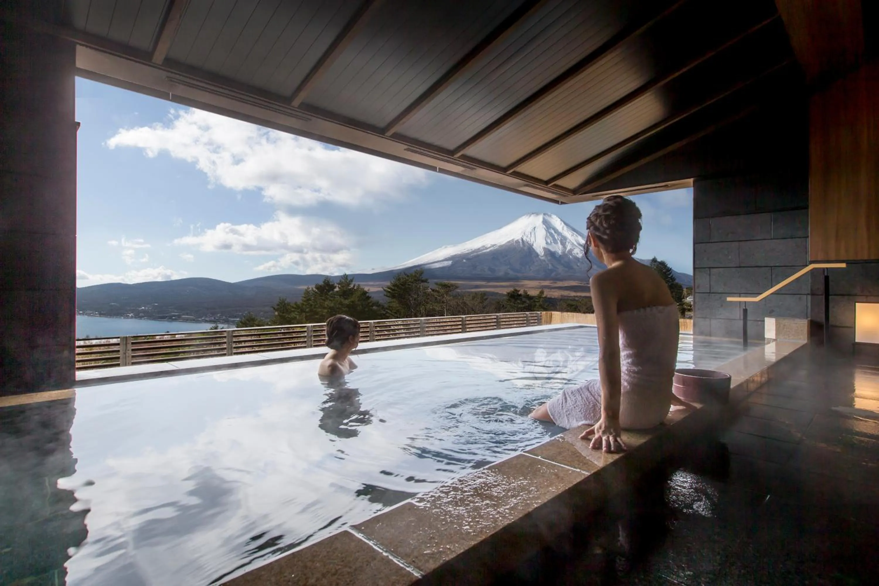 Hot Spring Bath in Hotel Mt. Fuji