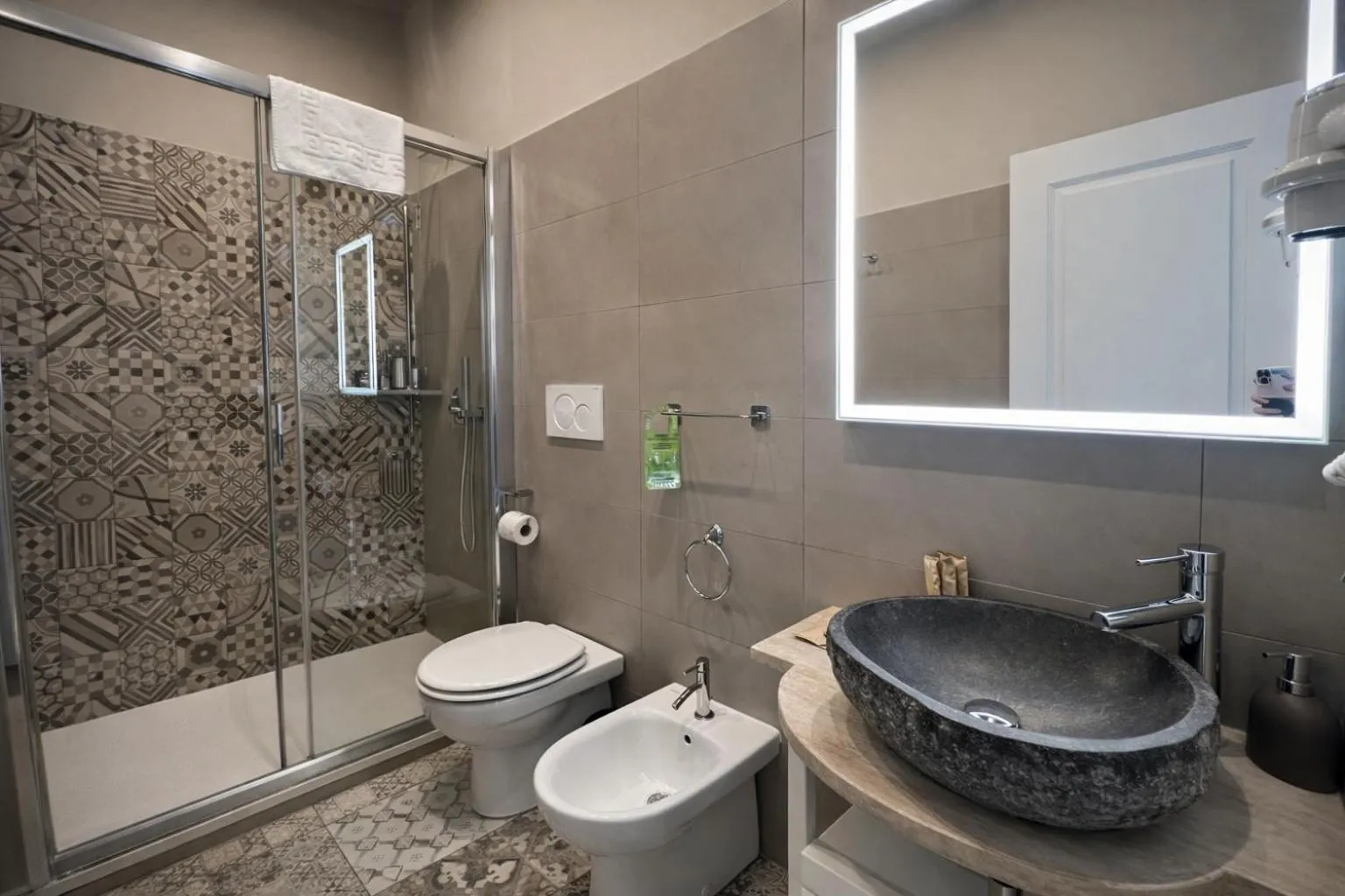 Shower in Bramble Luxury Suites