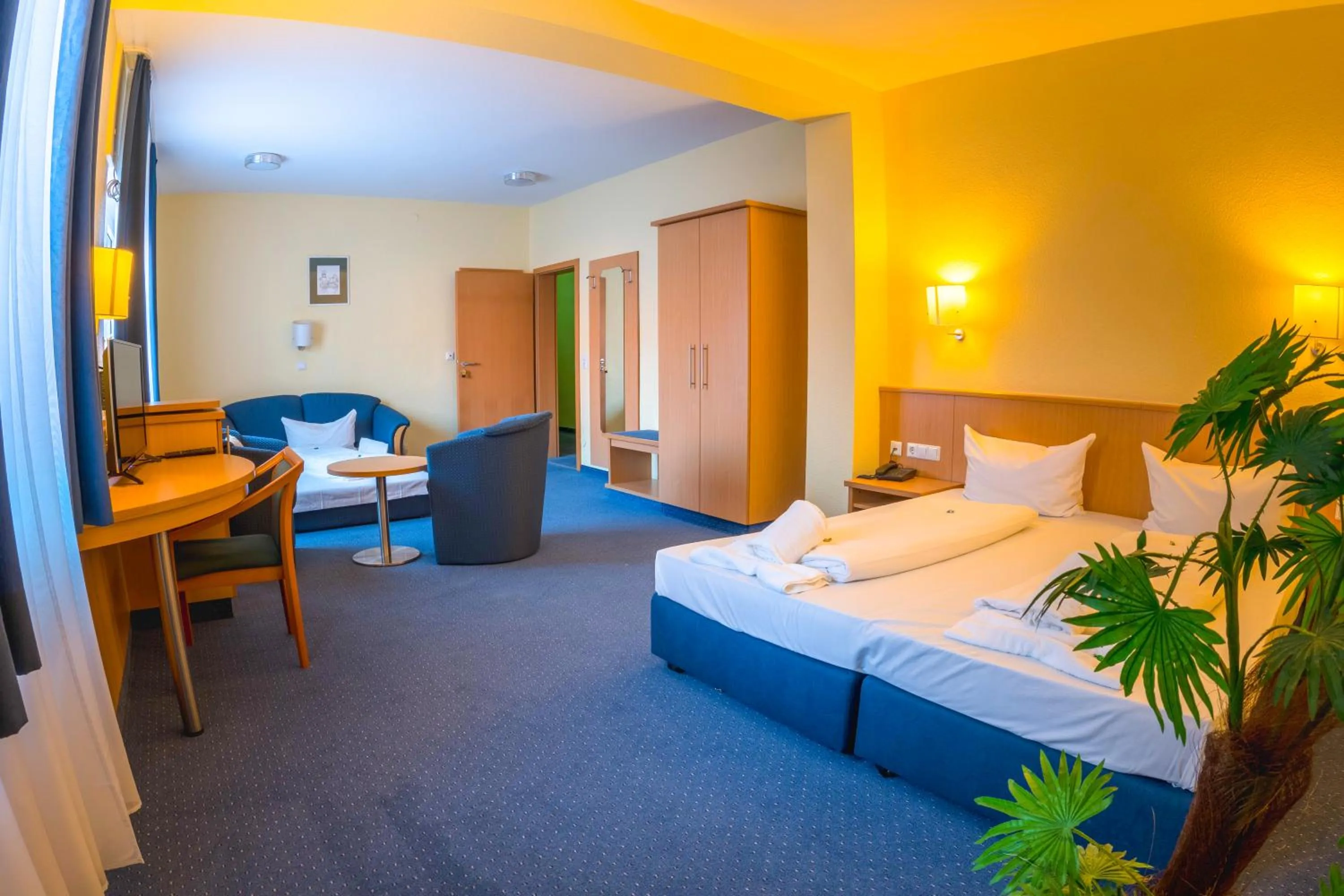 Bed in Hotel Wilder Mann