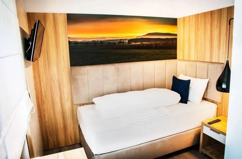 Bed in Hotel Wilder Mann