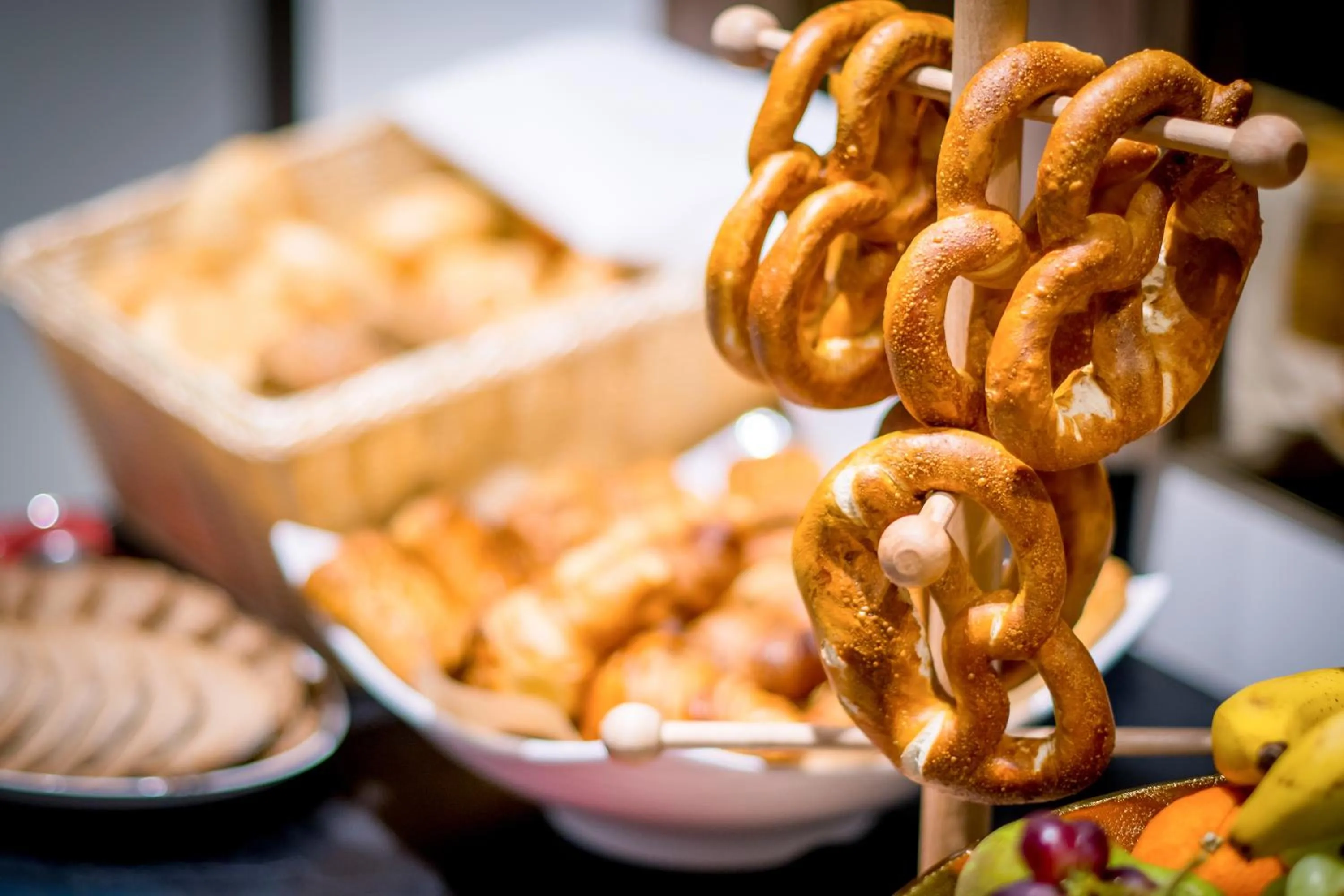 Buffet breakfast in Hotel Wilder Mann