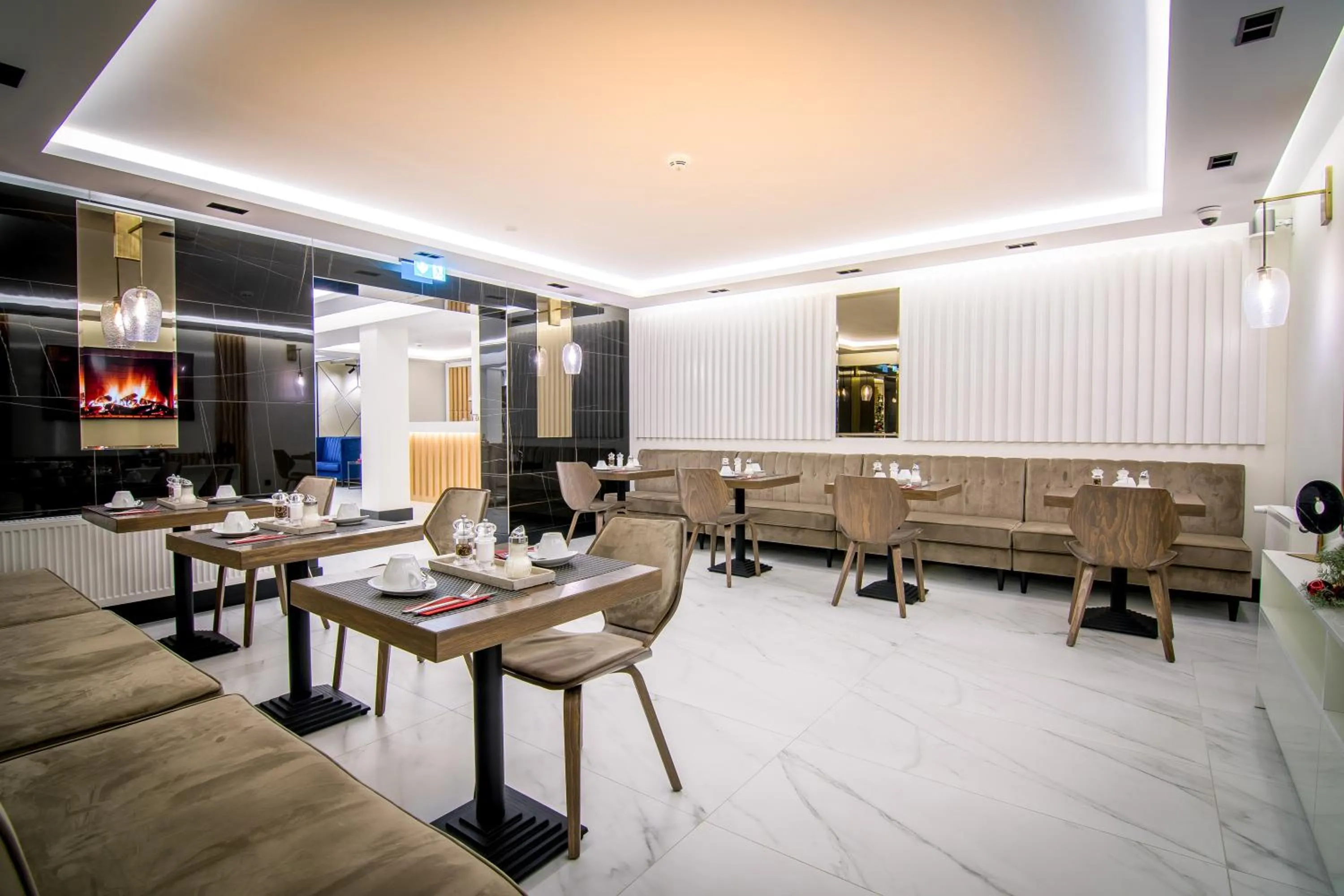 Dining area in Hotel Wilder Mann