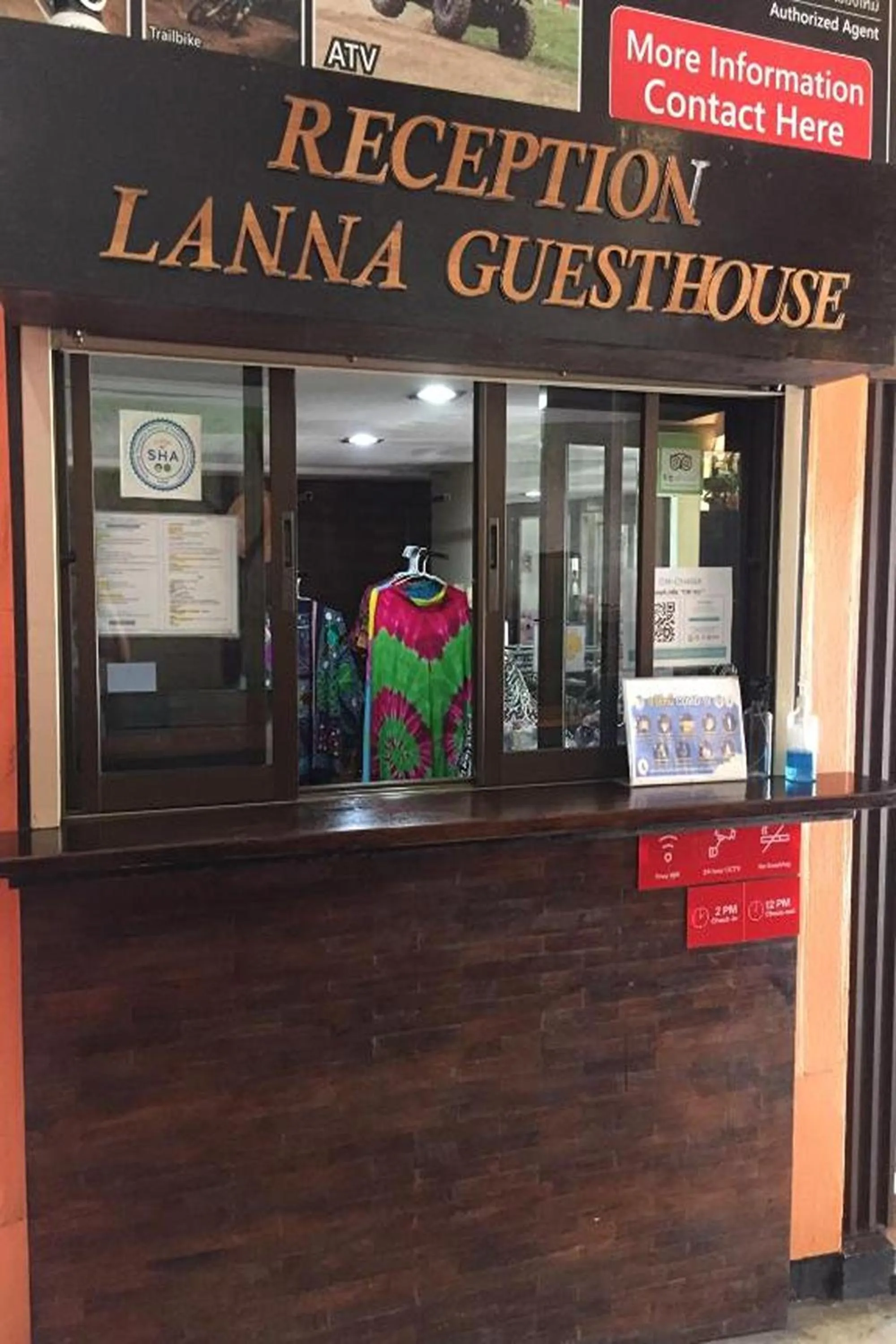 Lobby or reception in Baan Lanna at Prasingh