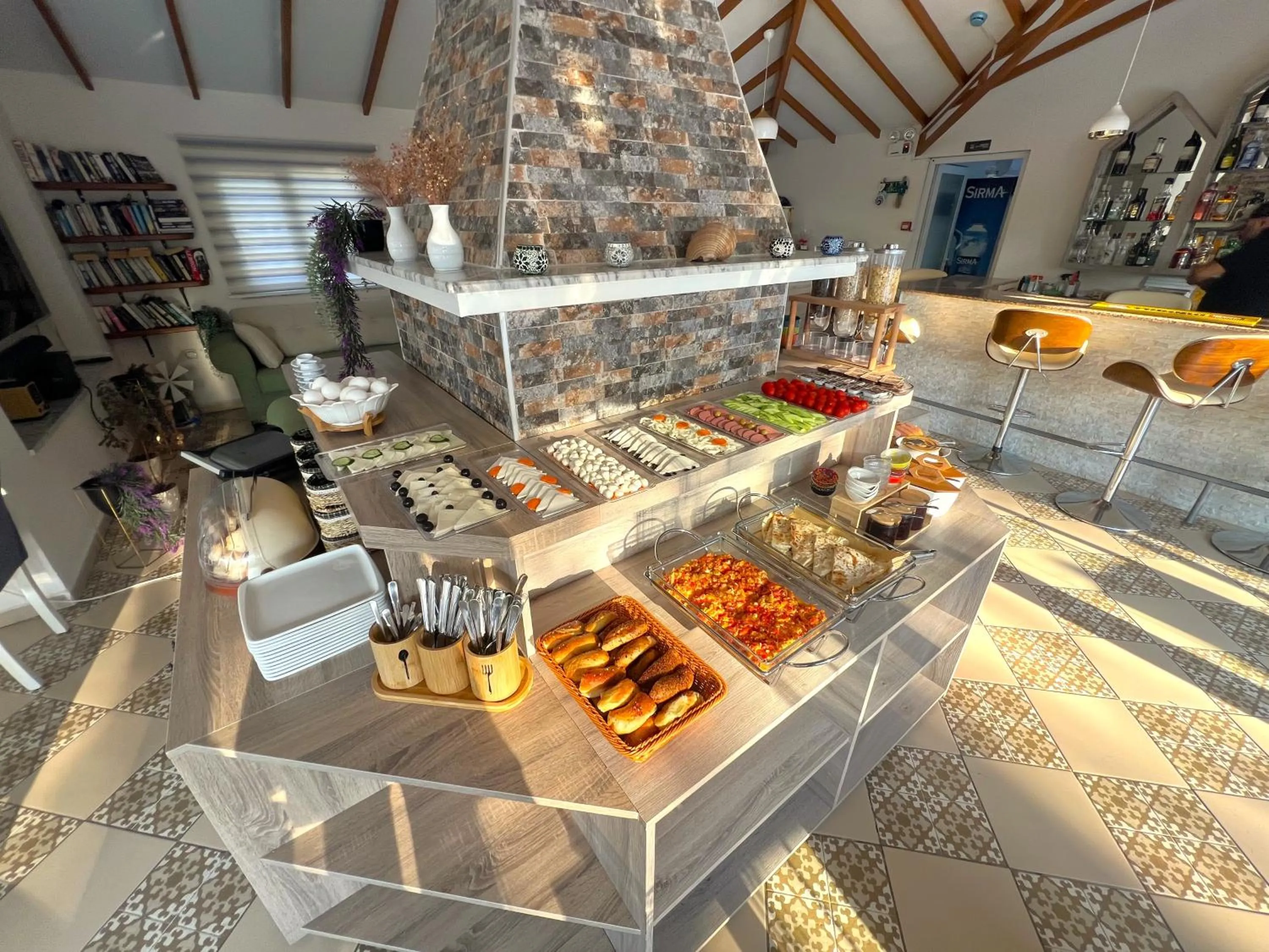 Buffet breakfast in Casablanca Hotel