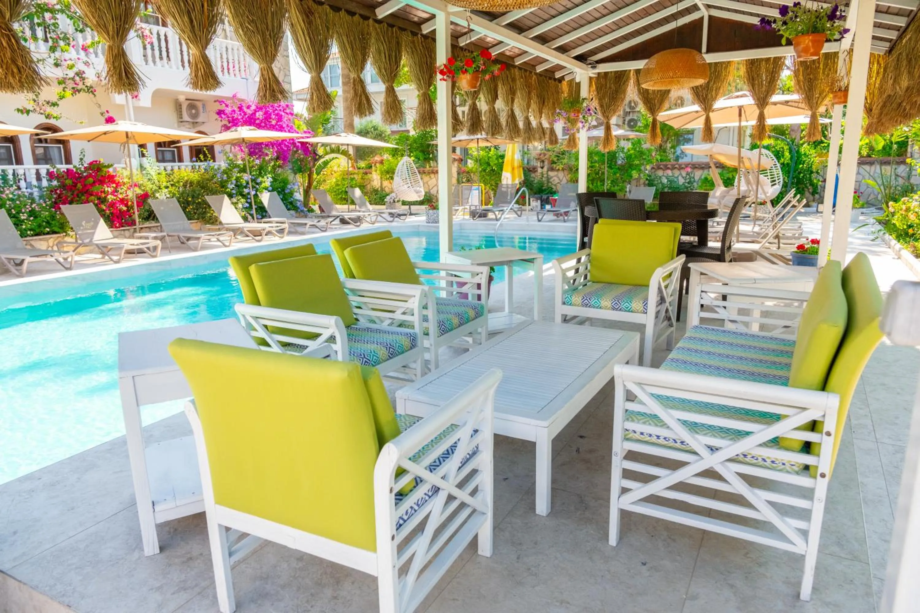 Seating area in Casablanca Hotel