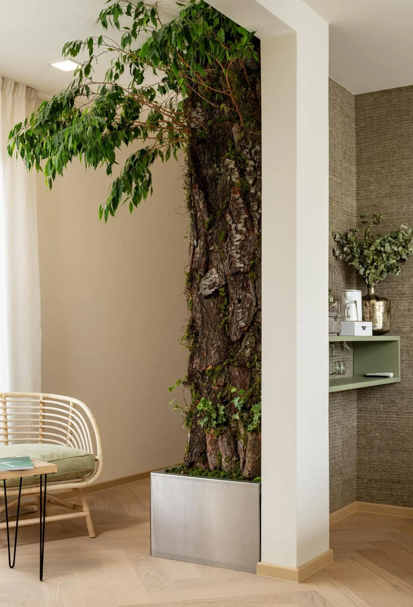 Seating area in HERBARIUM boutique hotel