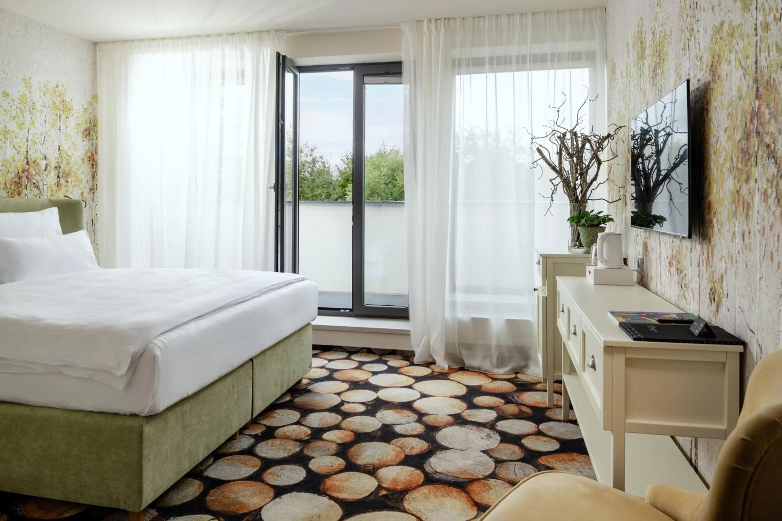 Bed in HERBARIUM boutique hotel