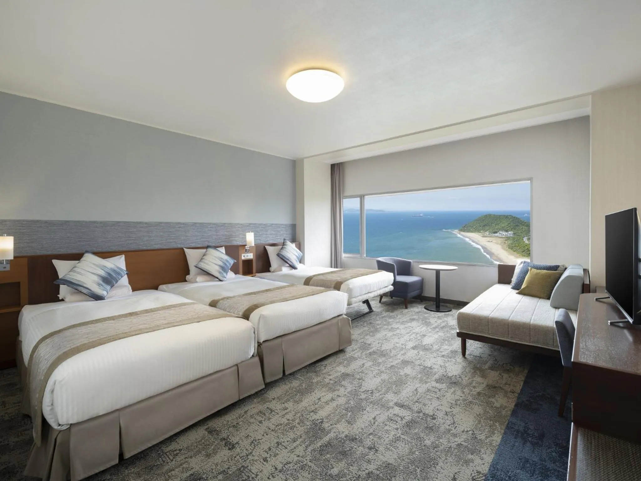 Bed in Irago Ocean Resort