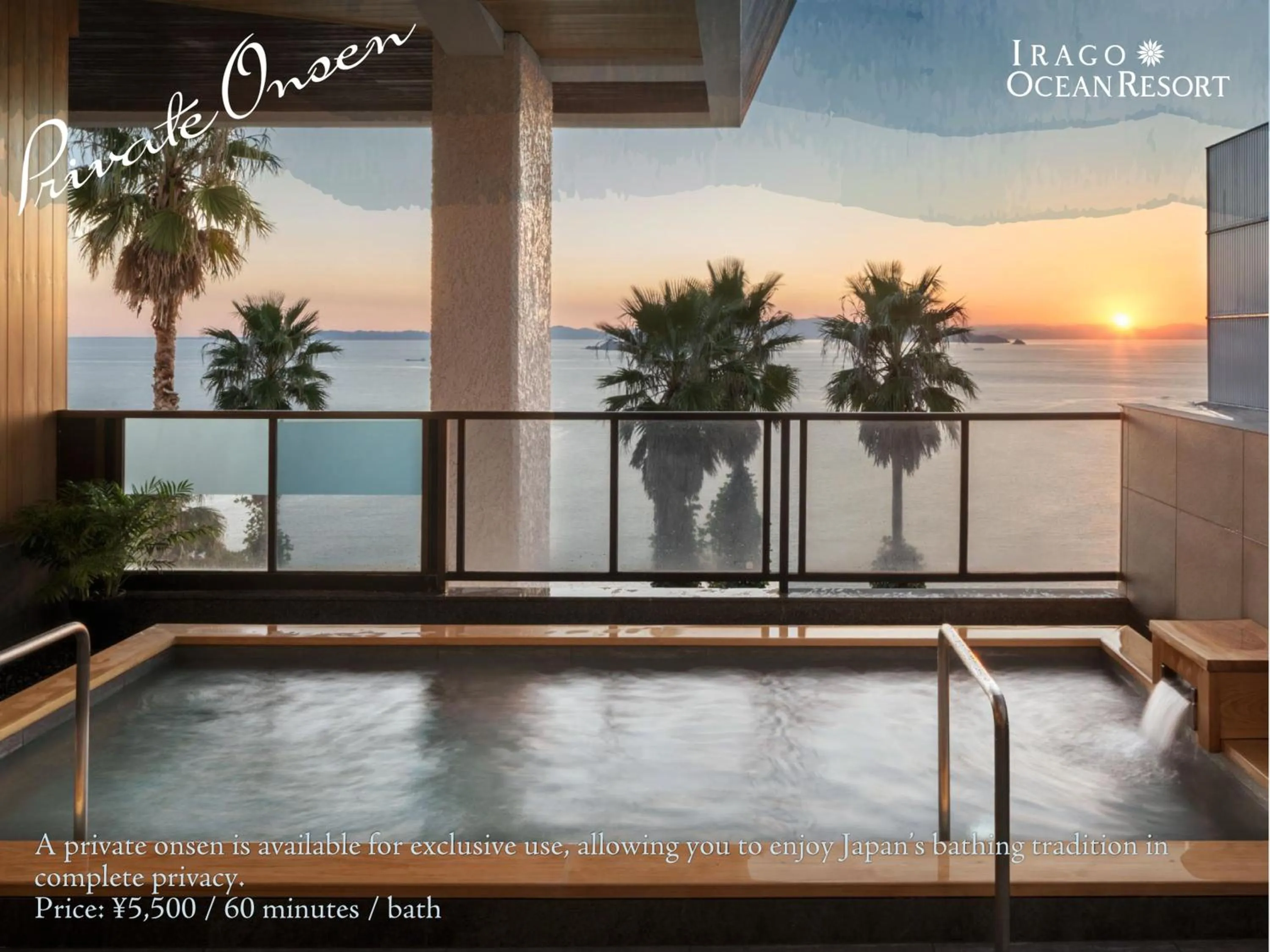 Hot Spring Bath in Irago Ocean Resort