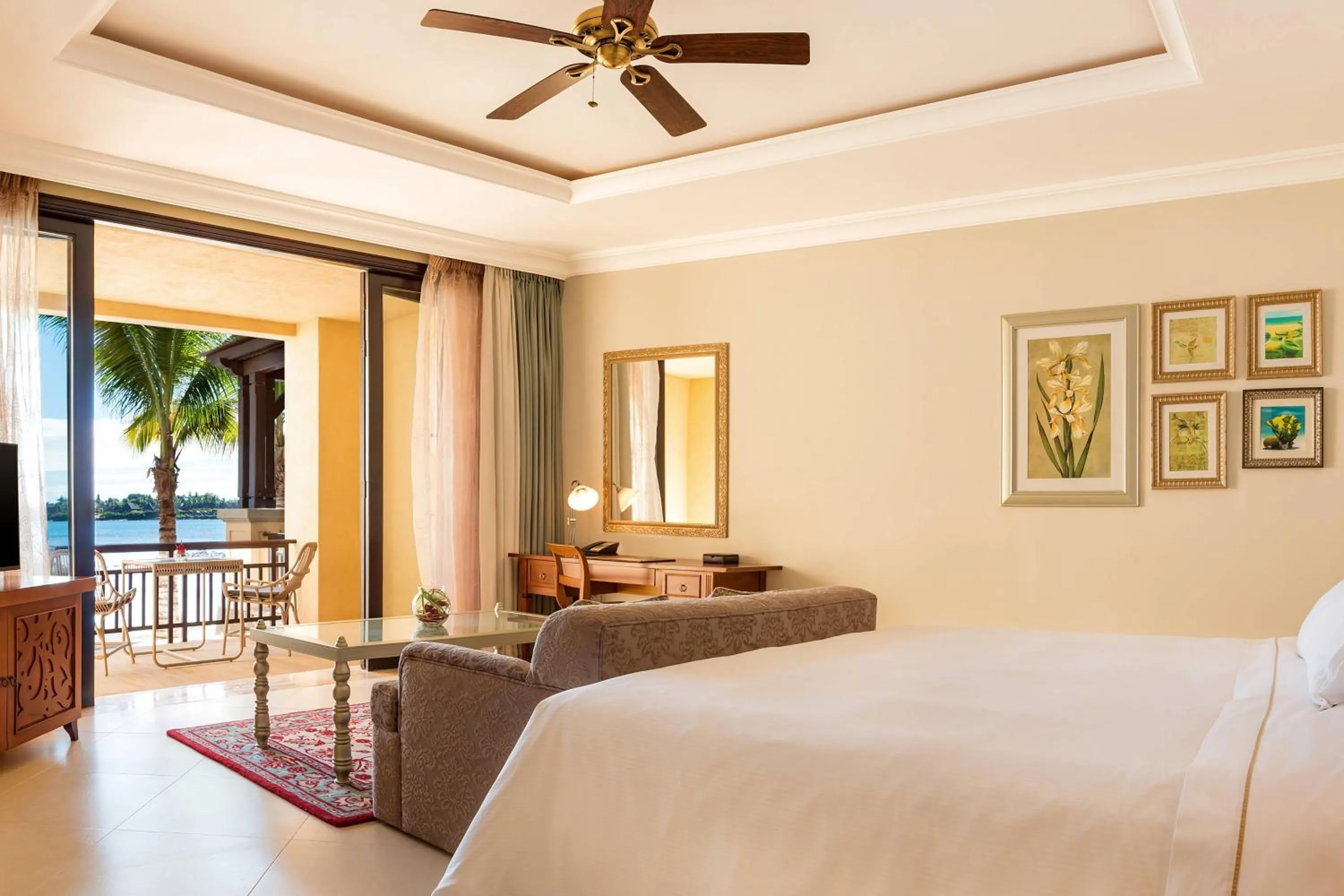 Beach, Bed in The Westin Turtle Bay Resort & Spa, Mauritius