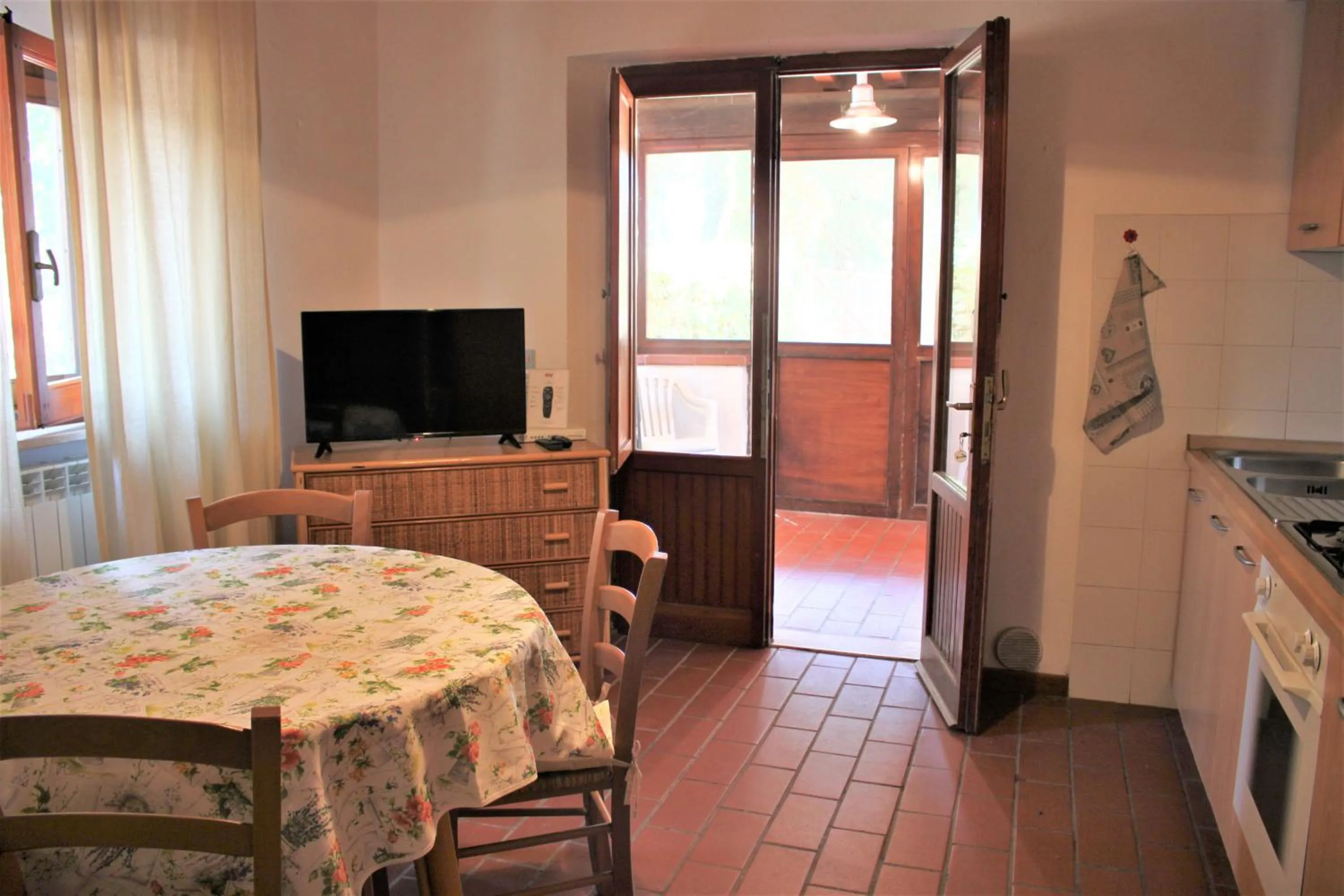 Living room, Bed in Residence La Canova II