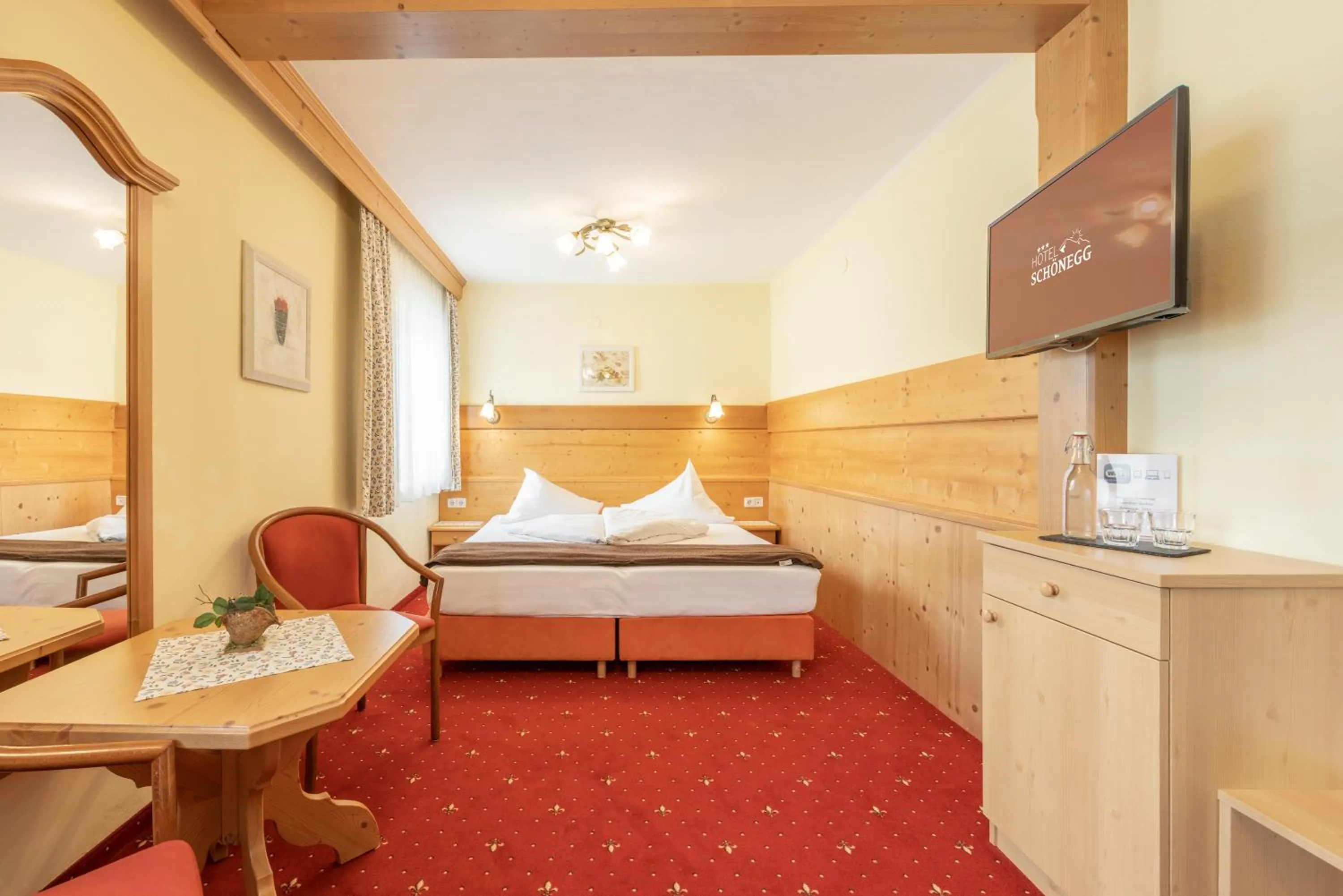 Photo of the whole room, Bed in Hotel Schönegg