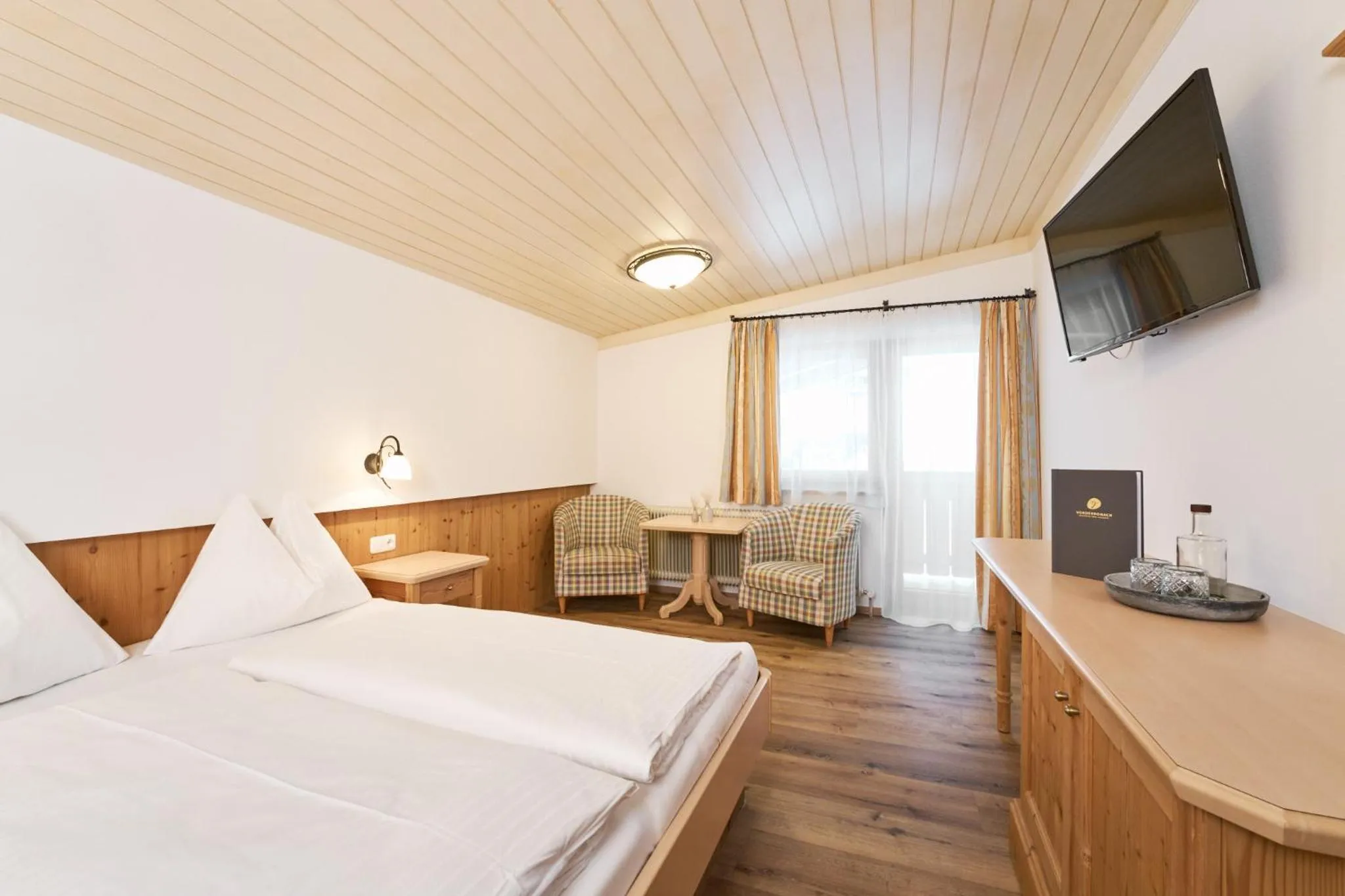 Bedroom, Bed in Hotel Vorderronach