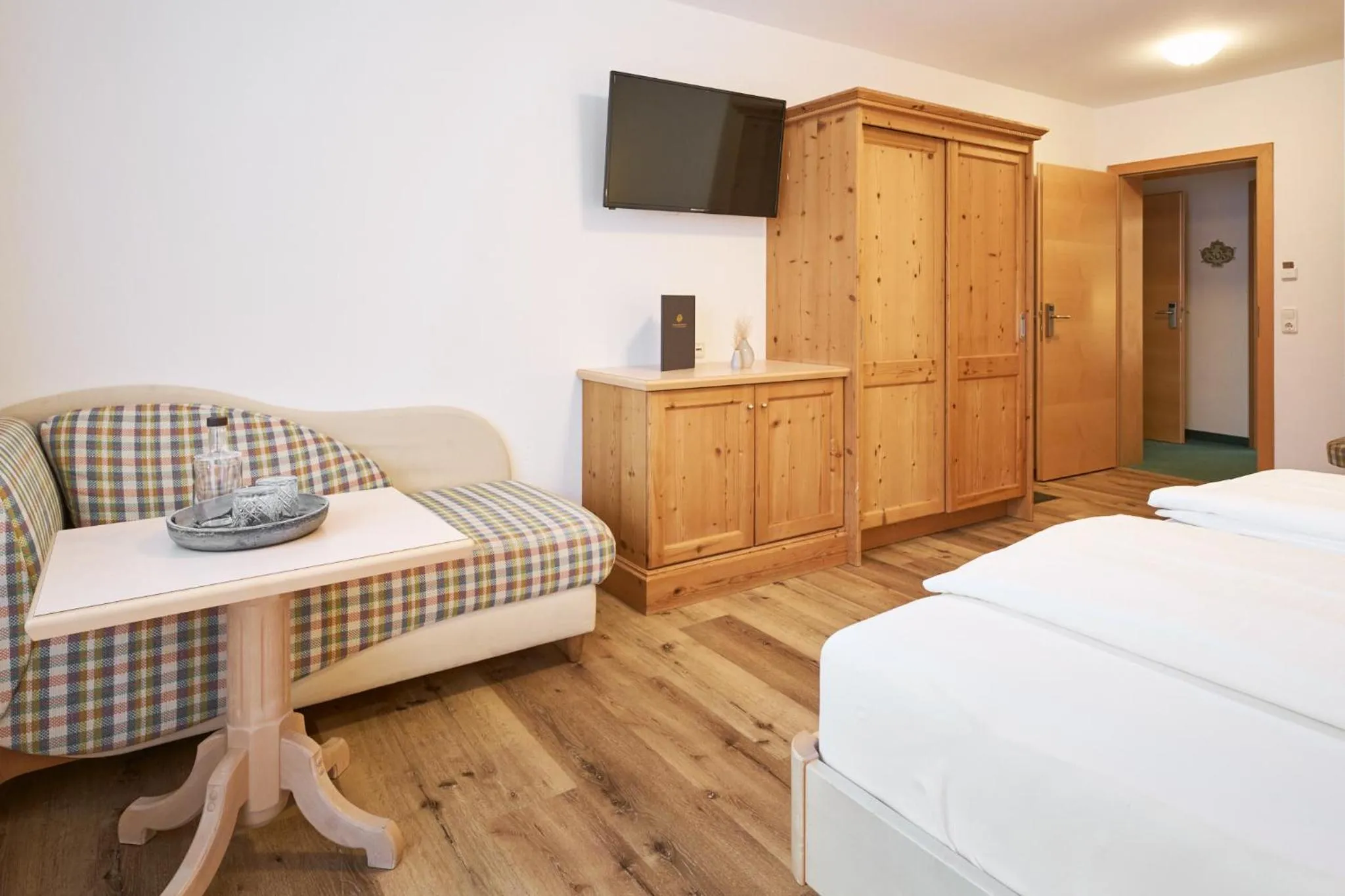 Photo of the whole room, Bed in Hotel Vorderronach