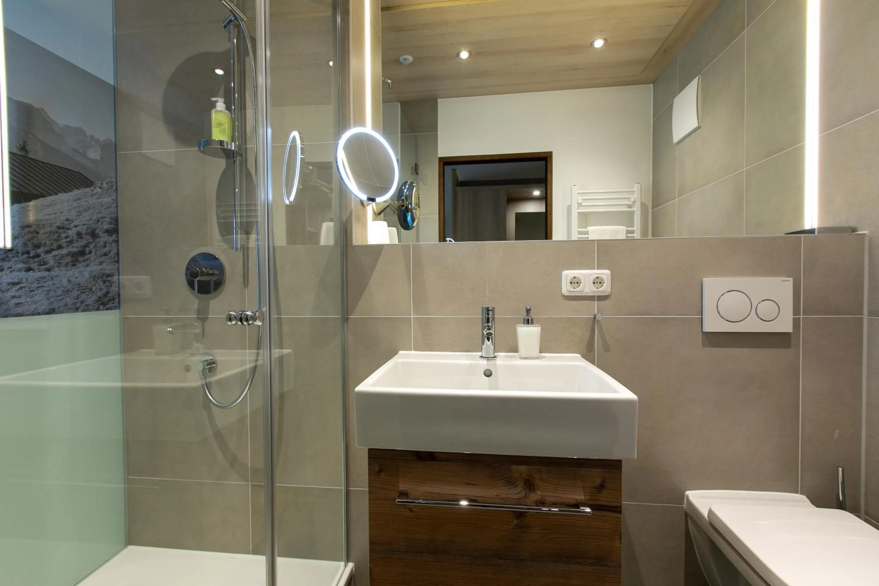 Bathroom in Hotel am Wald