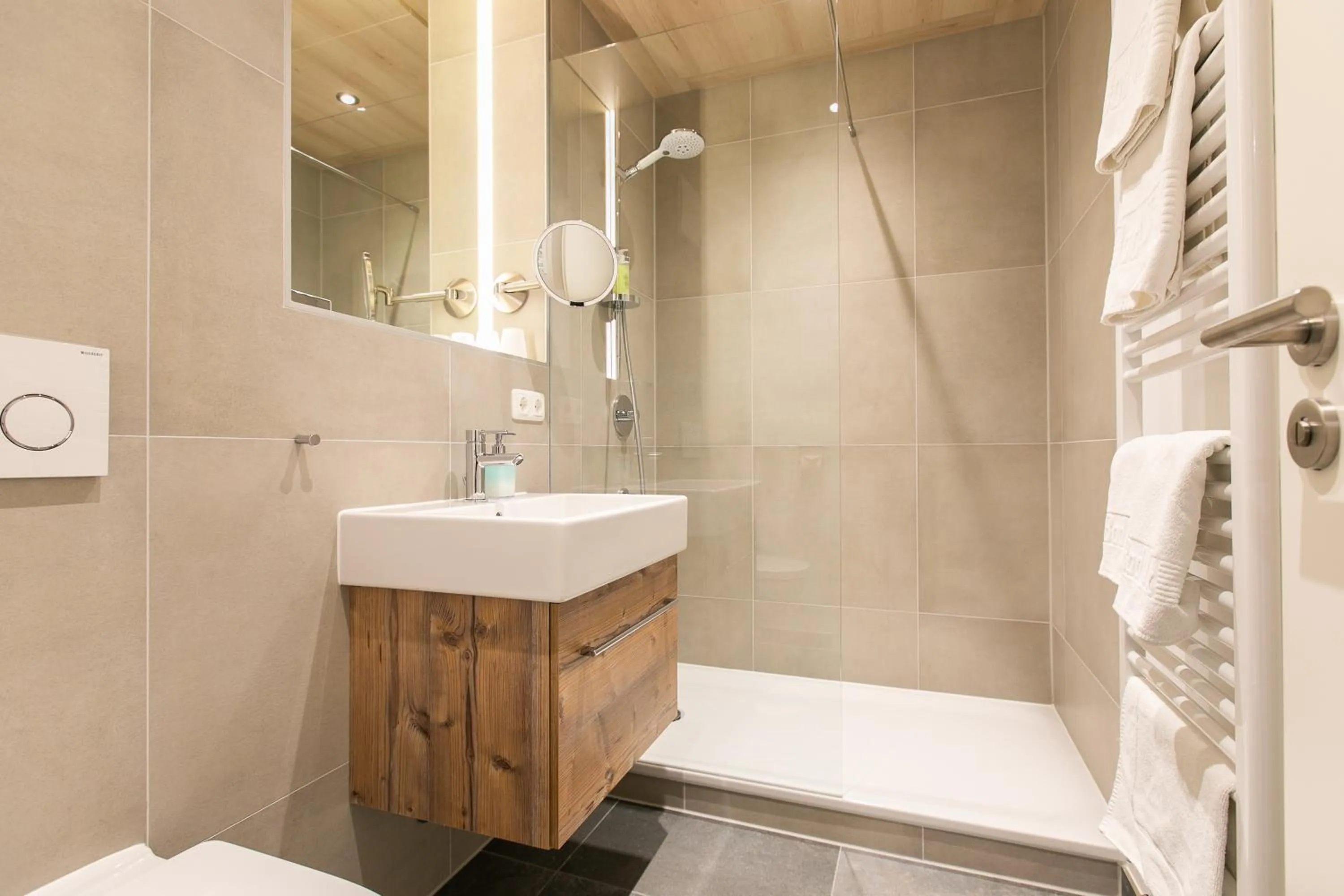 Bathroom in Hotel am Wald