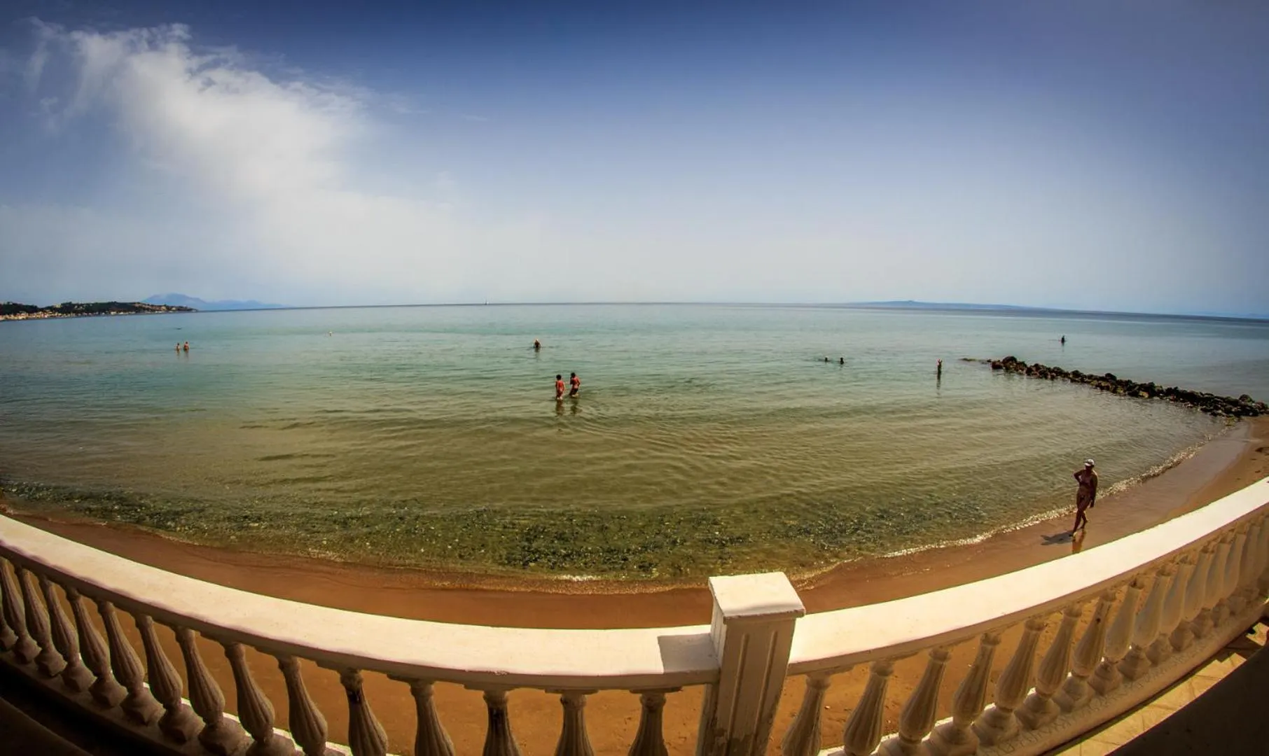 Beach in Chryssi Akti Hotel