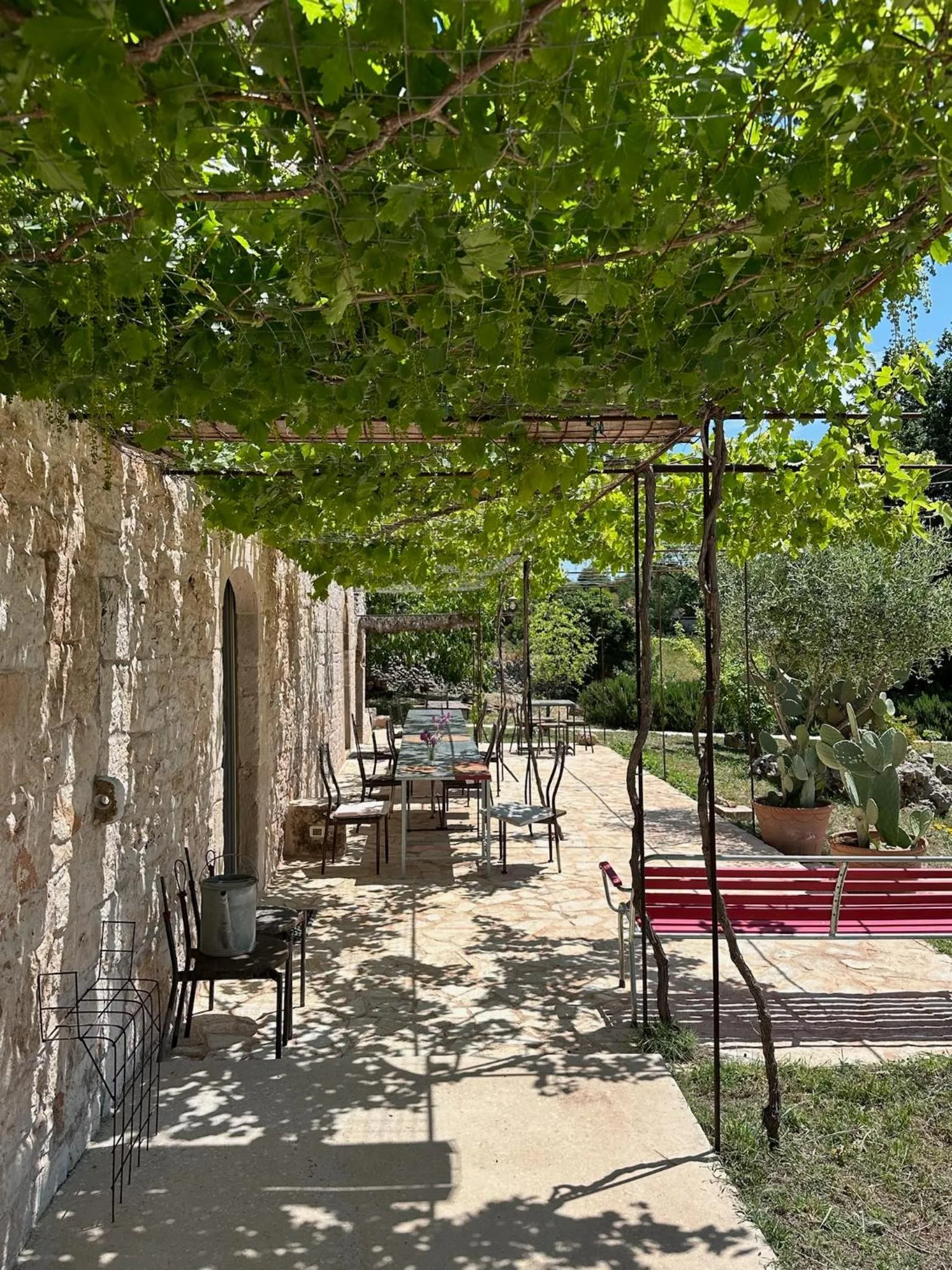 Patio in Masseria LoJazzo