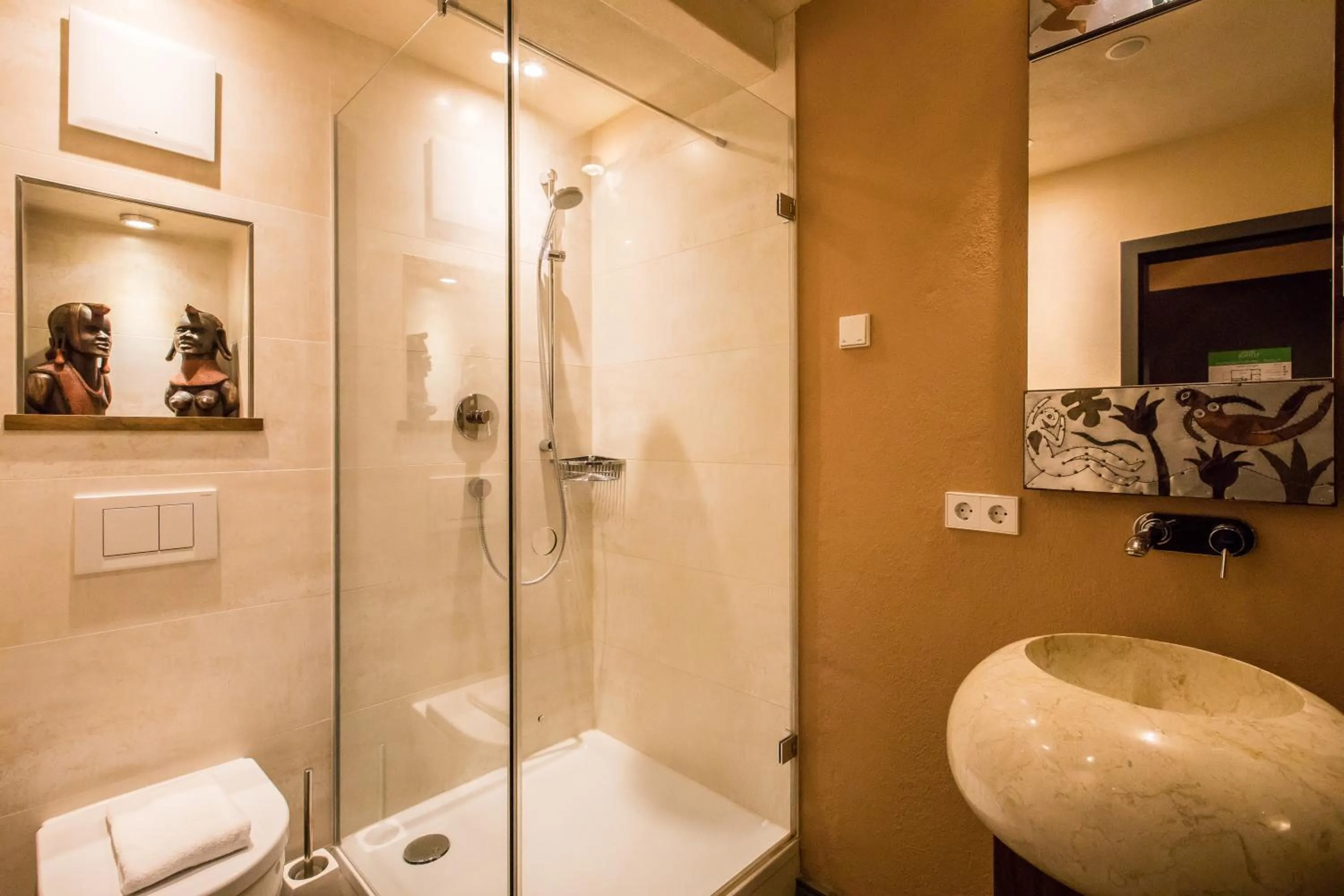 Bathroom in Farmerhaus-Lodge