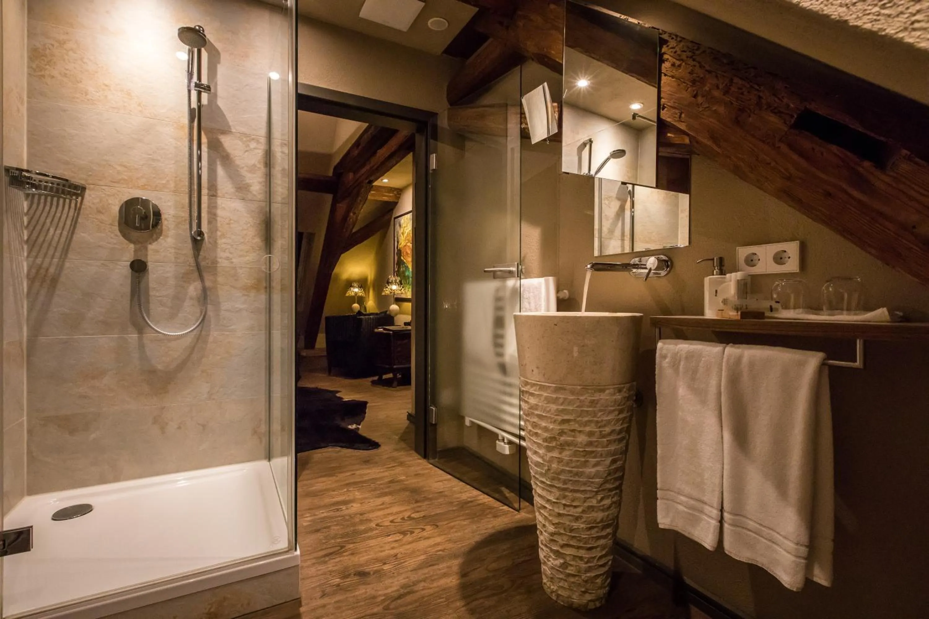 Bathroom in Farmerhaus-Lodge