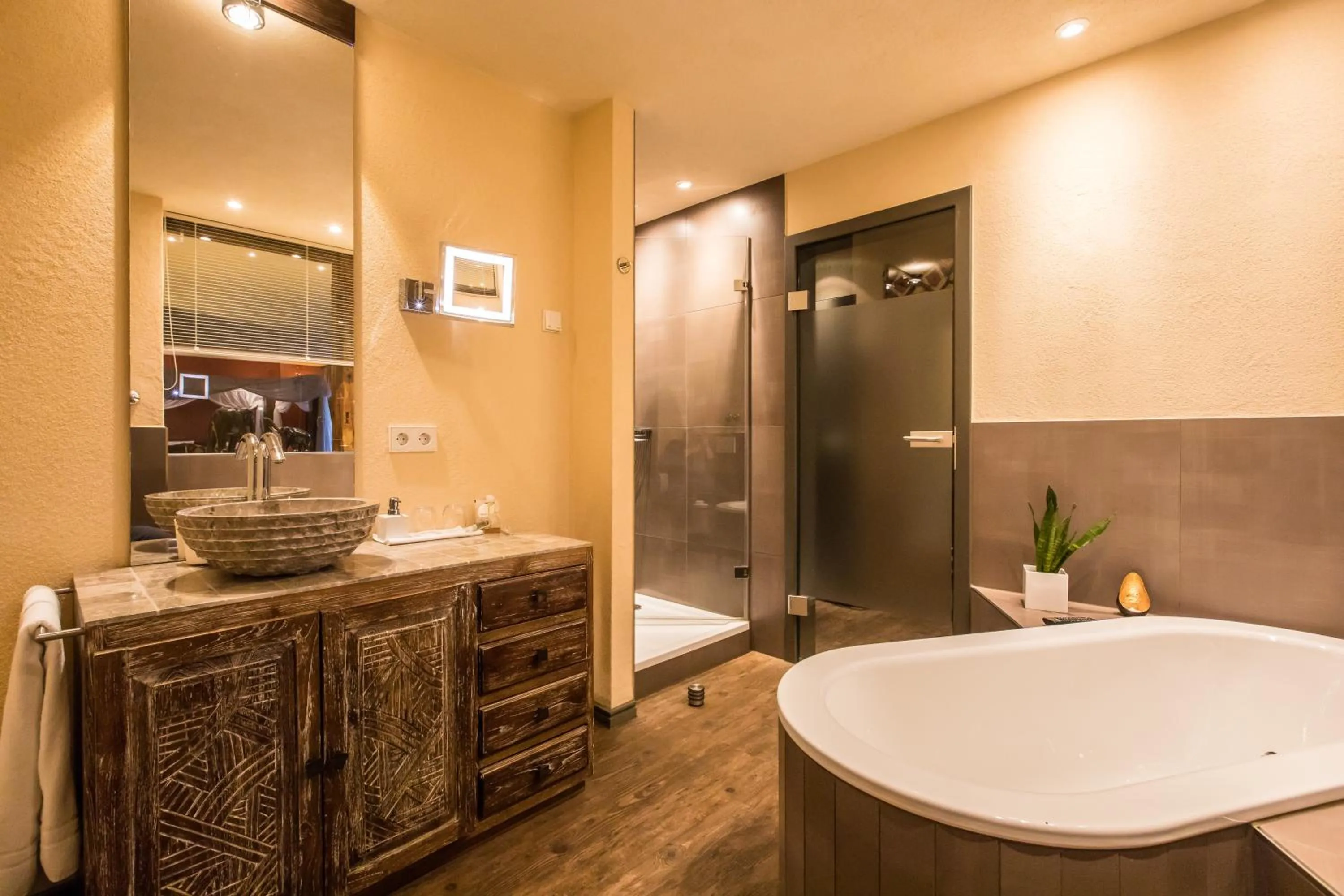 Bathroom in Farmerhaus-Lodge