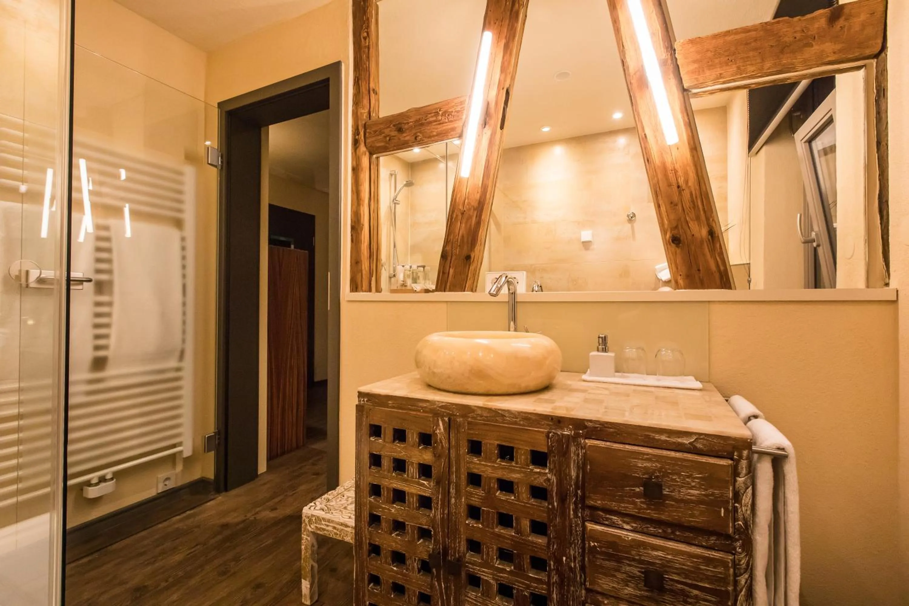 Bathroom in Farmerhaus-Lodge