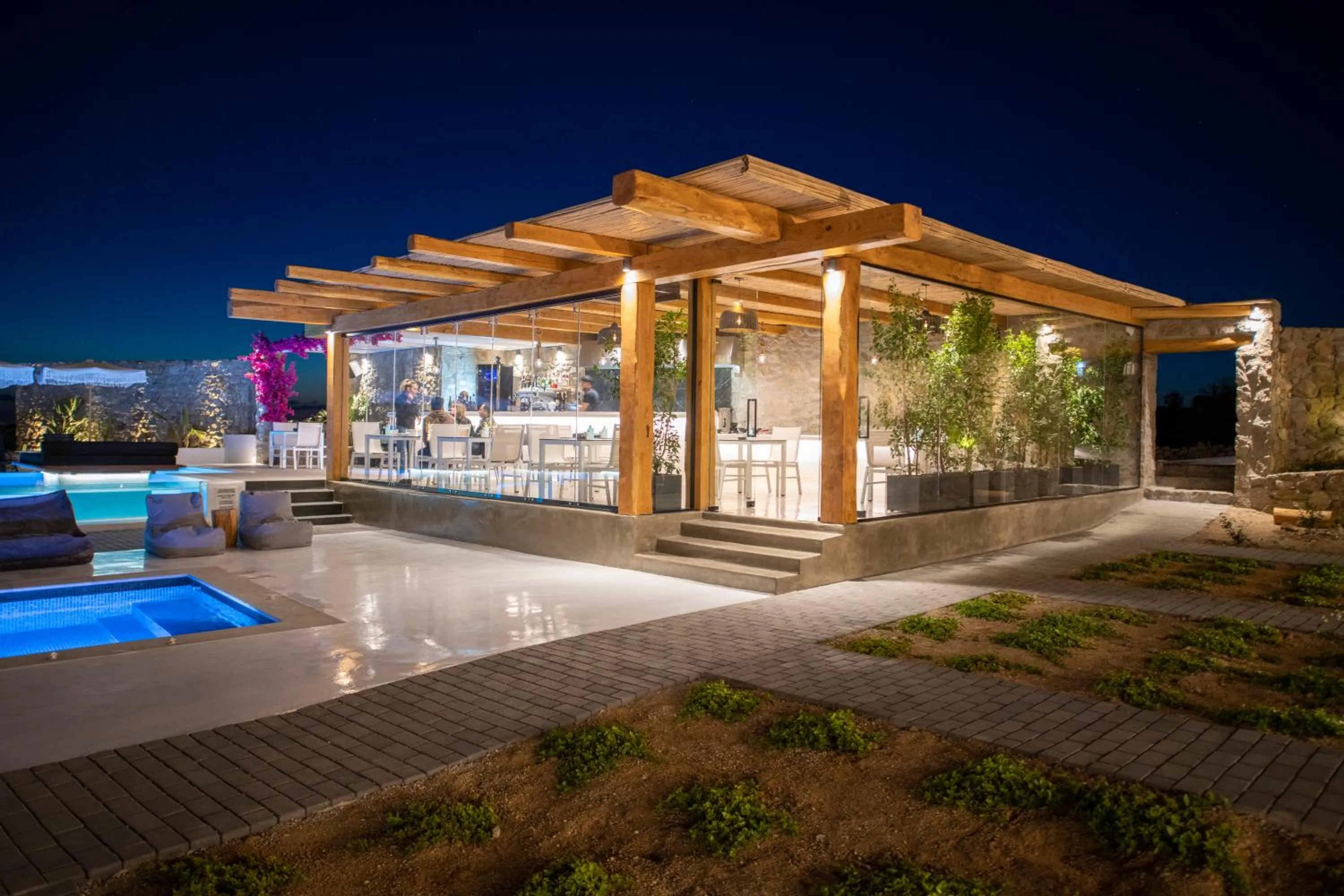 Restaurant/places to eat in Bianco a Nero Mykonos