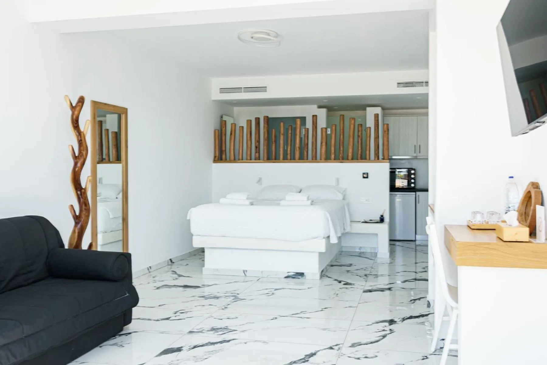 Bedroom in Bianco a Nero Mykonos