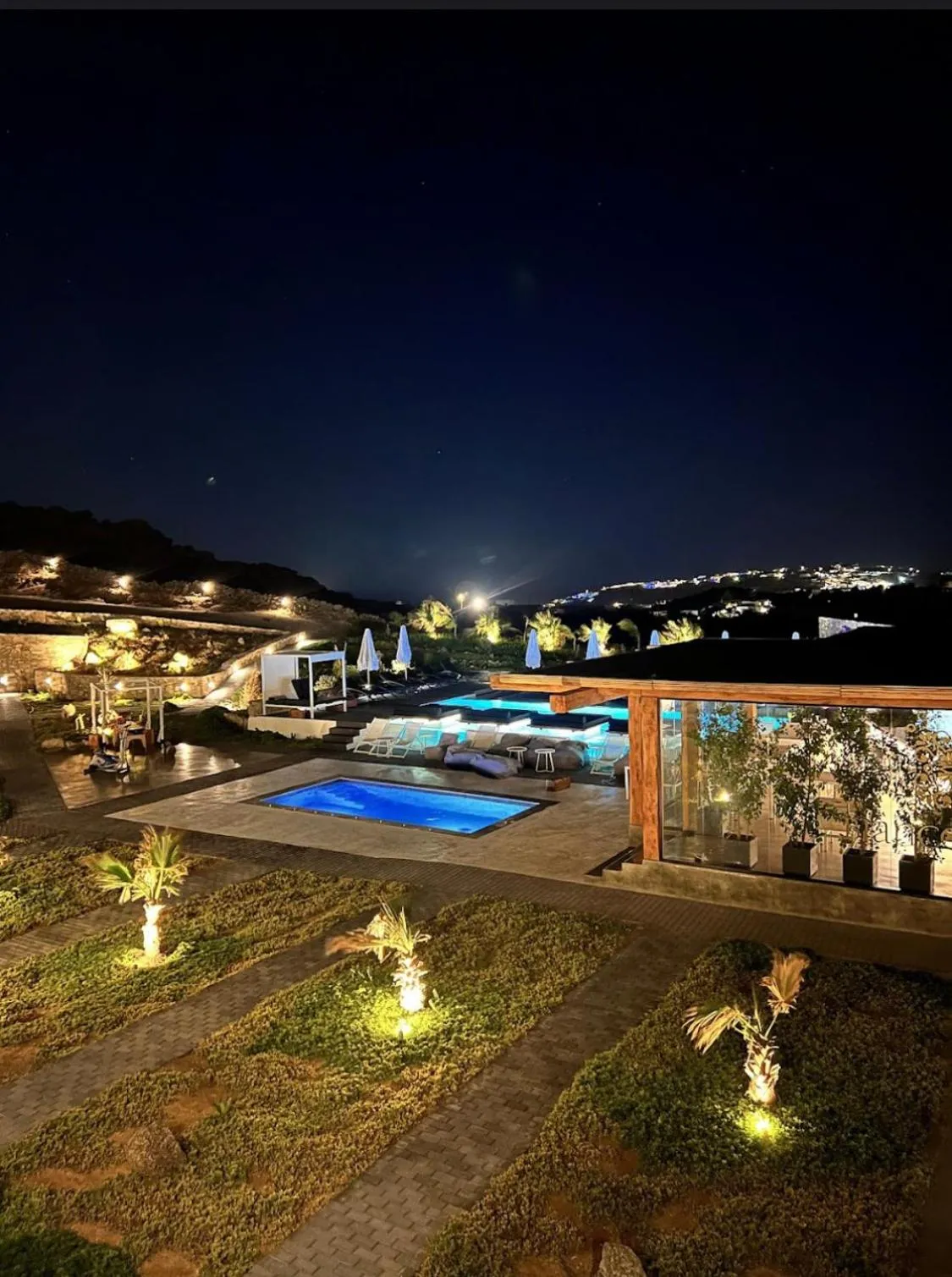 Natural landscape in Bianco a Nero Mykonos