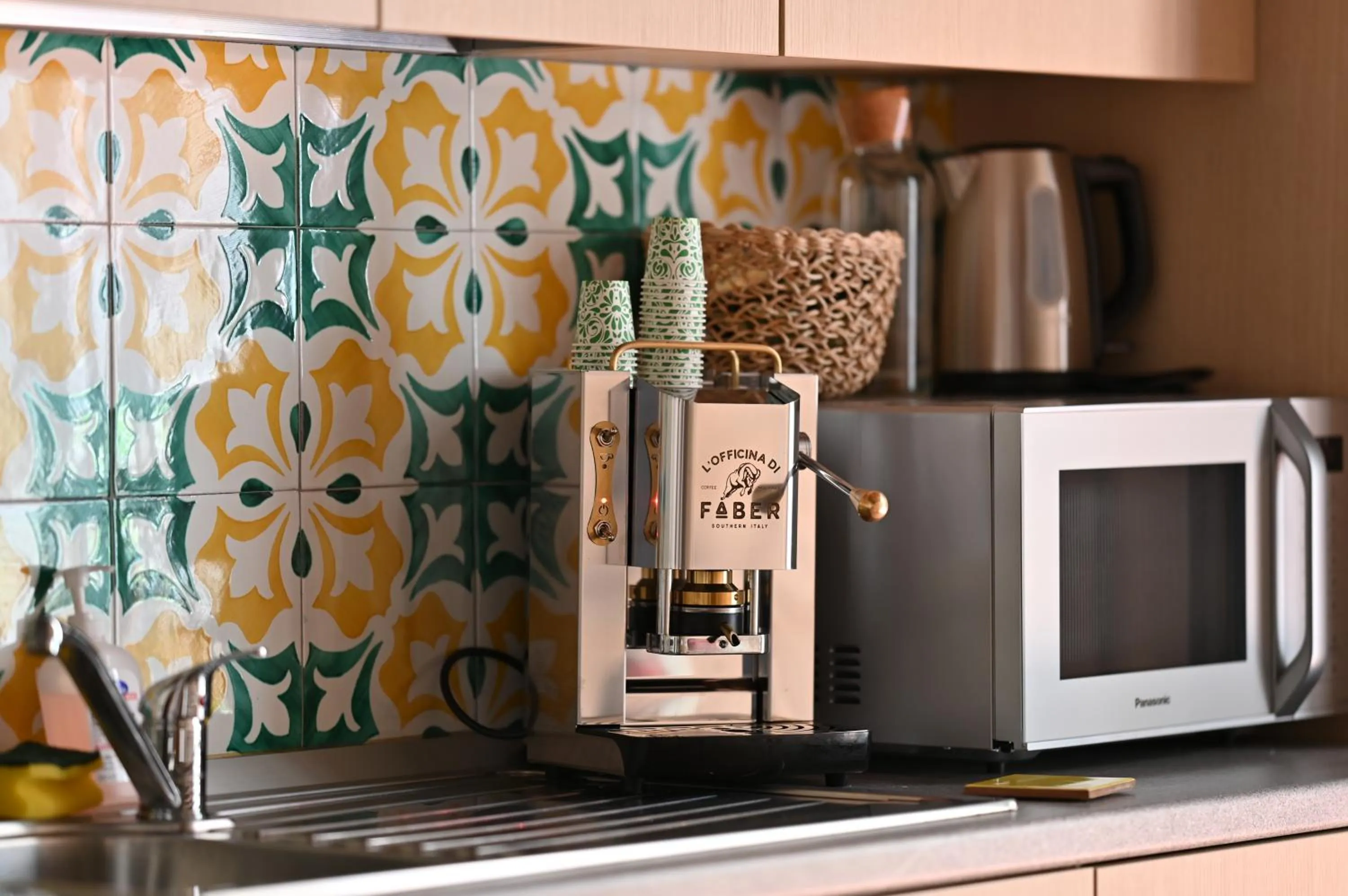 Kitchen or kitchenette in La Memolina B&B