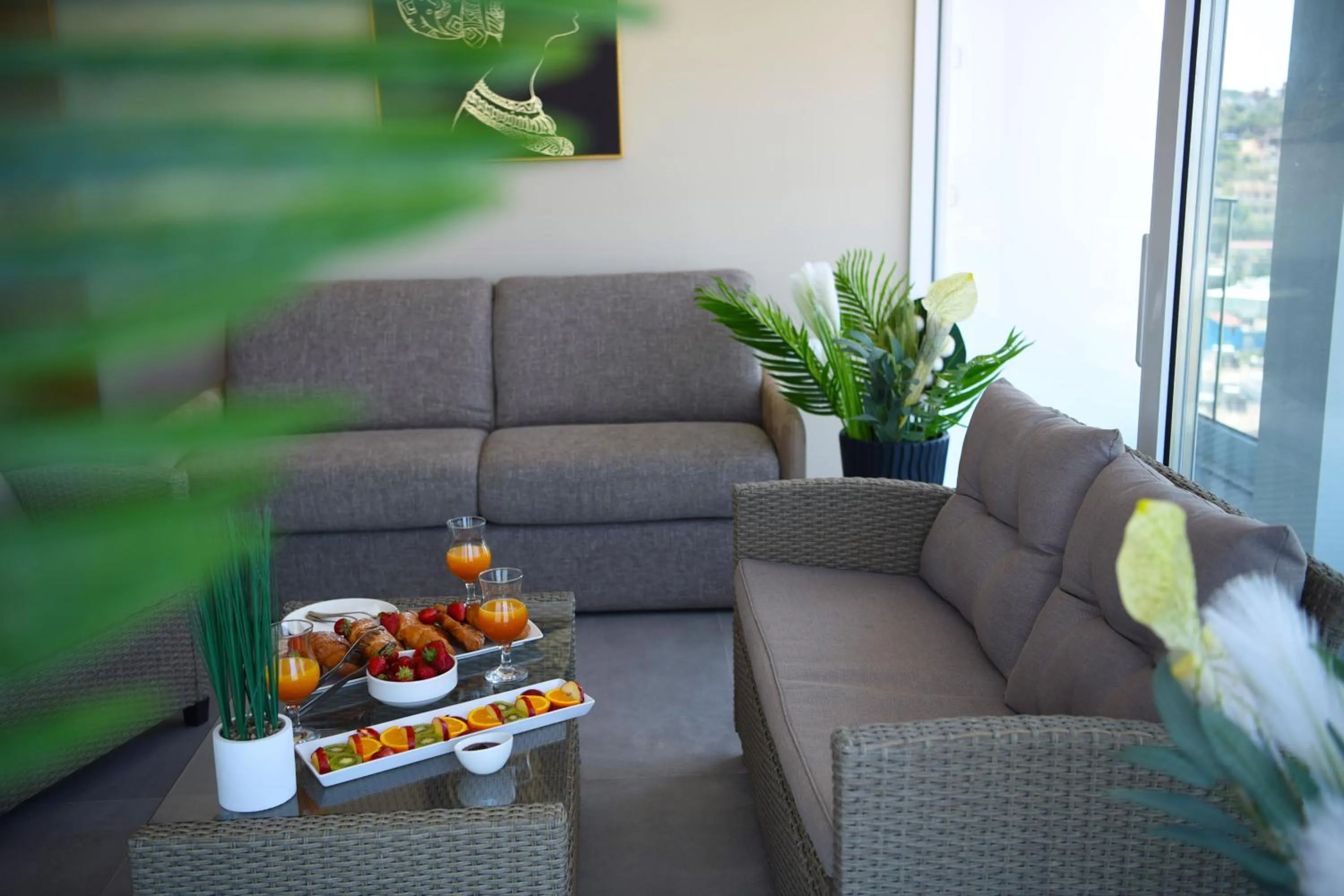 Bed in 6 Milje Hotel