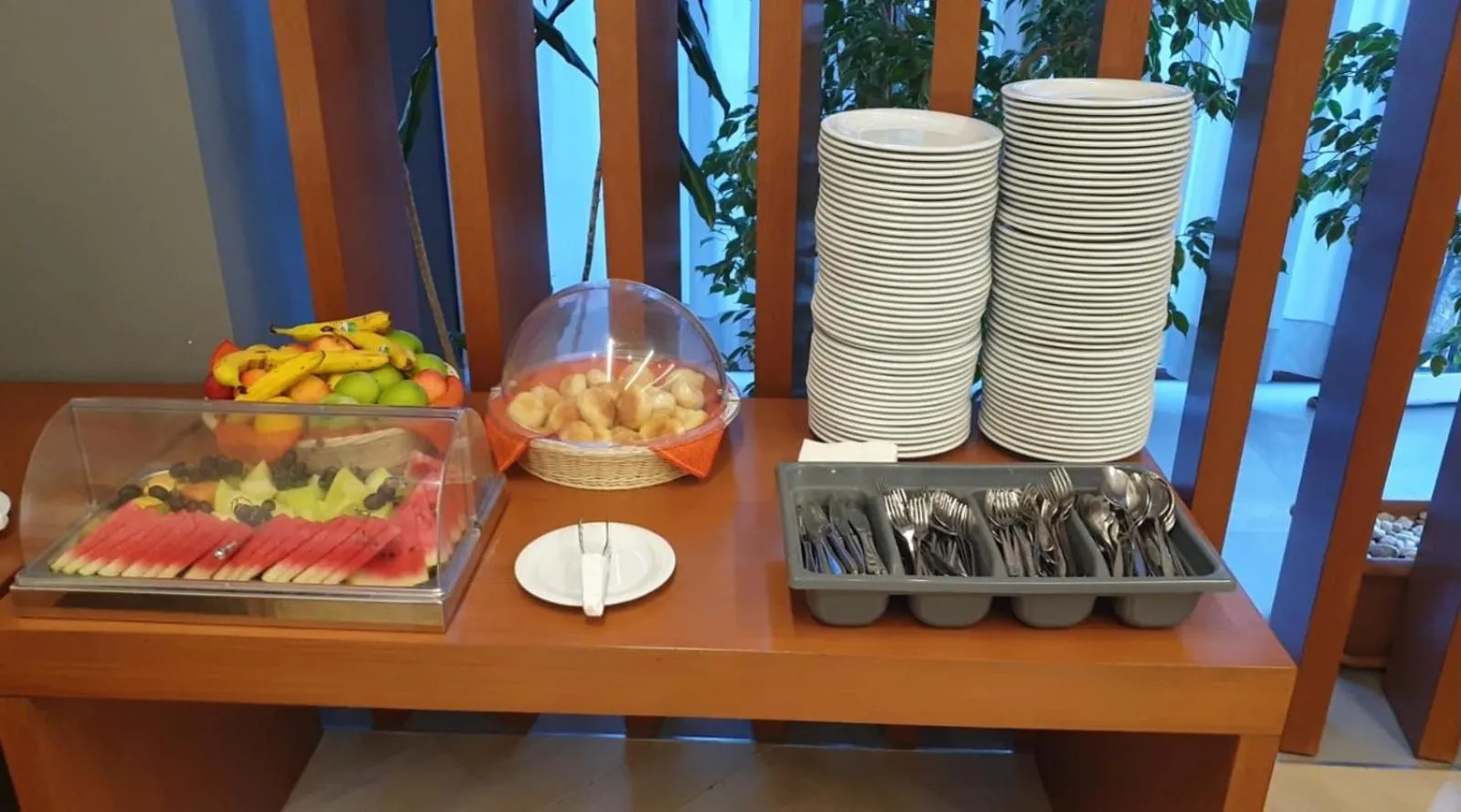 Continental breakfast in 6 Milje Hotel