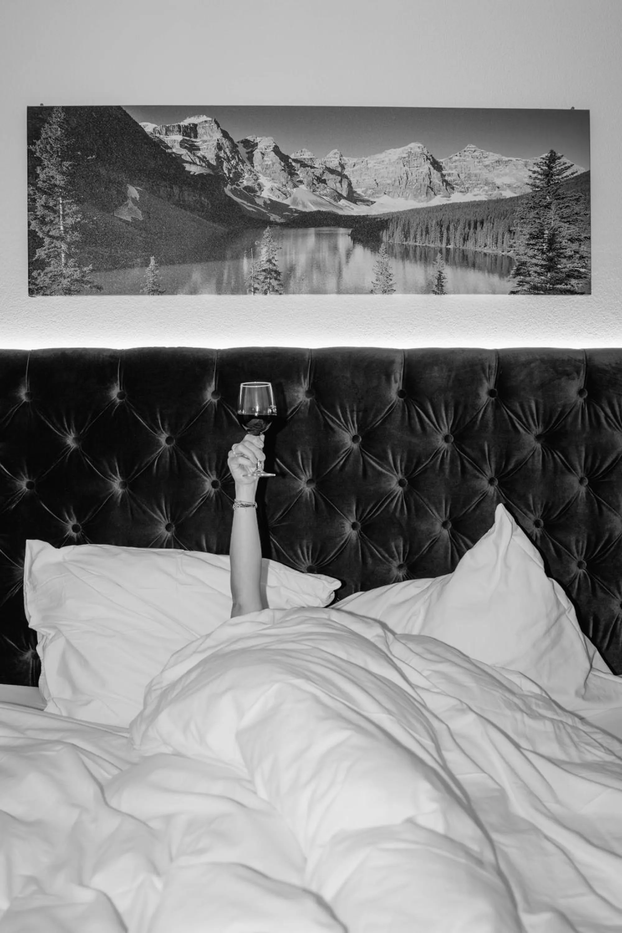 Bed in Vitalhotel Kaiserhof