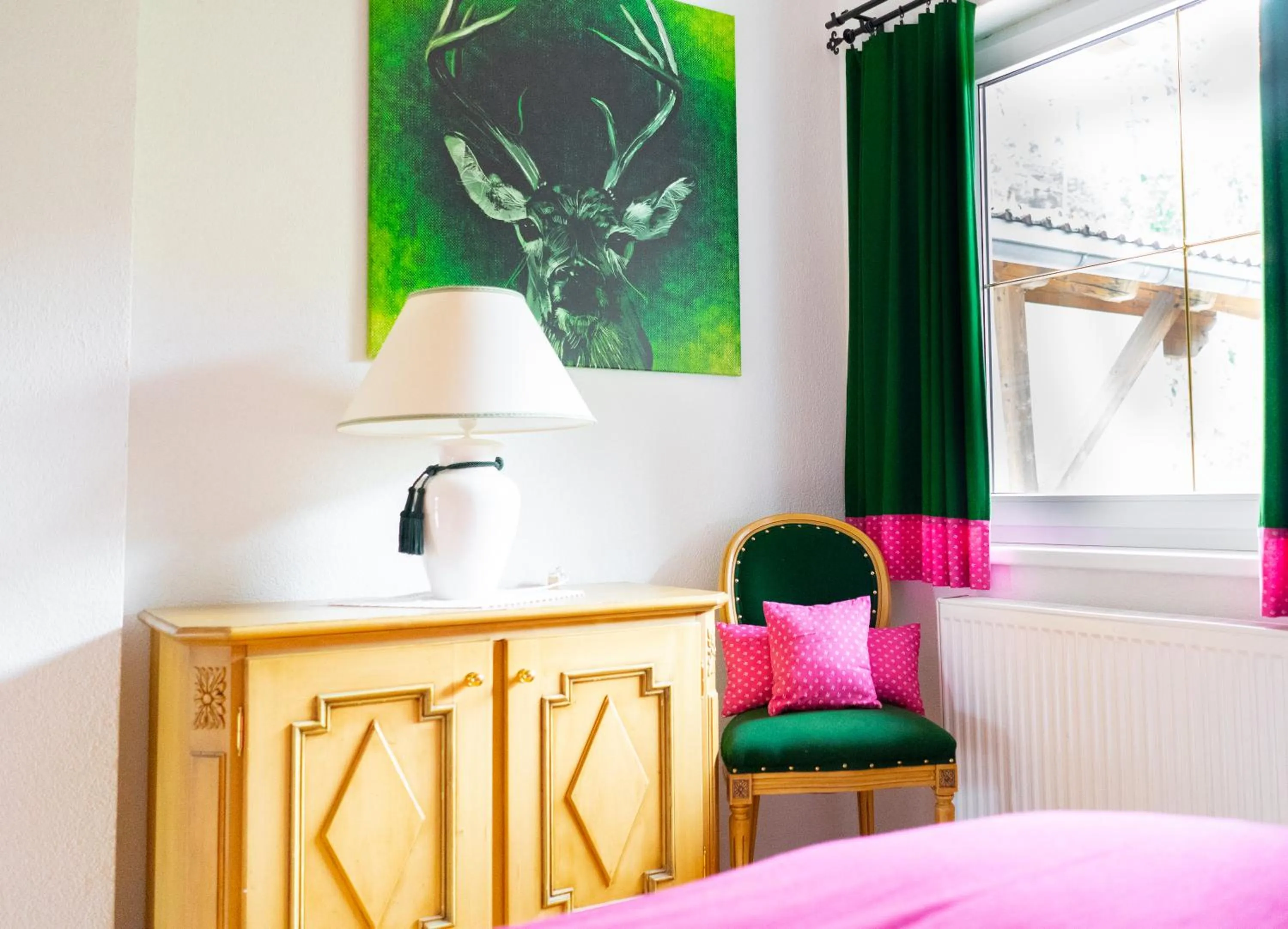 Living room, Bed in Vitalhotel Kaiserhof