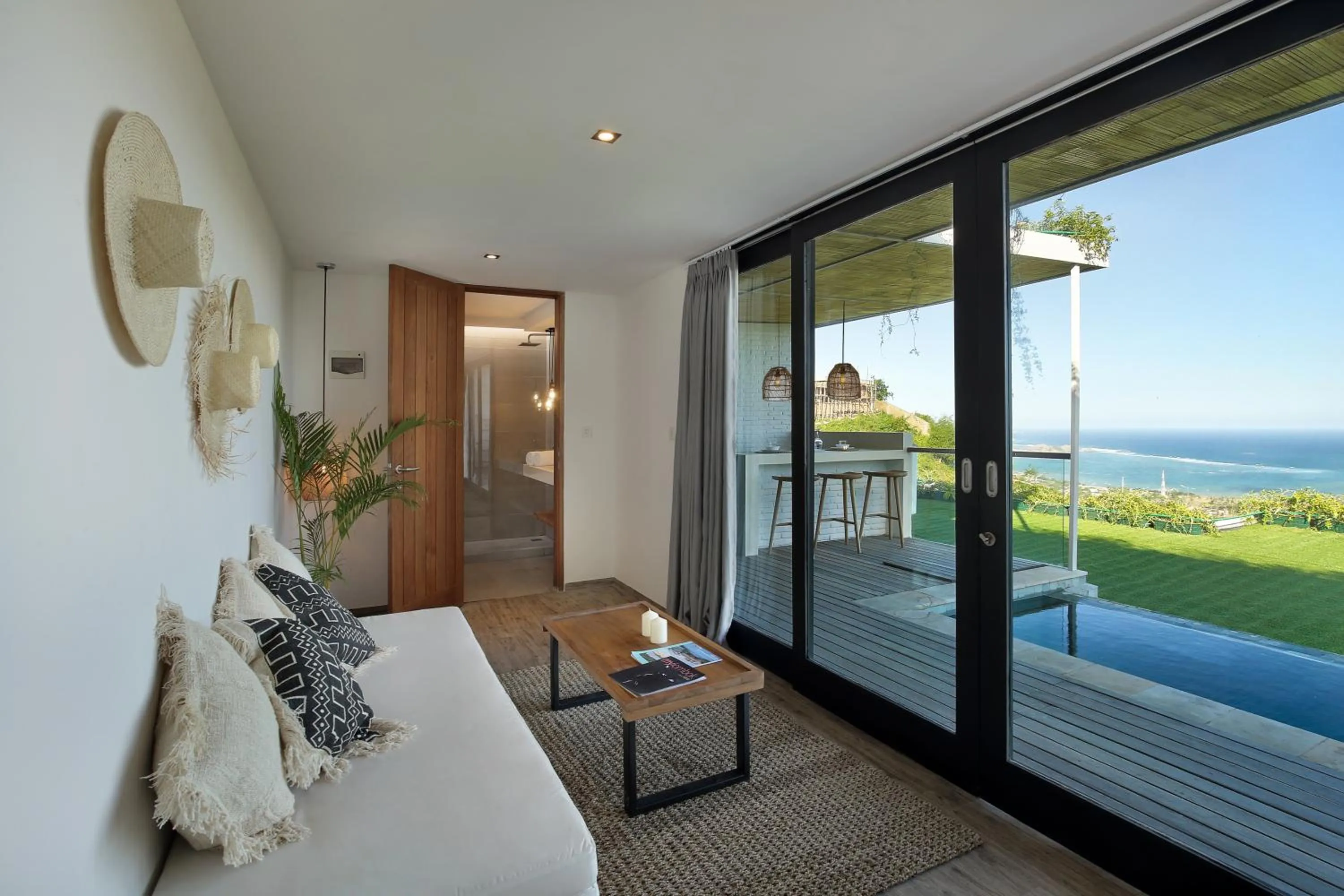 Living room in Telescope Villas Lombok