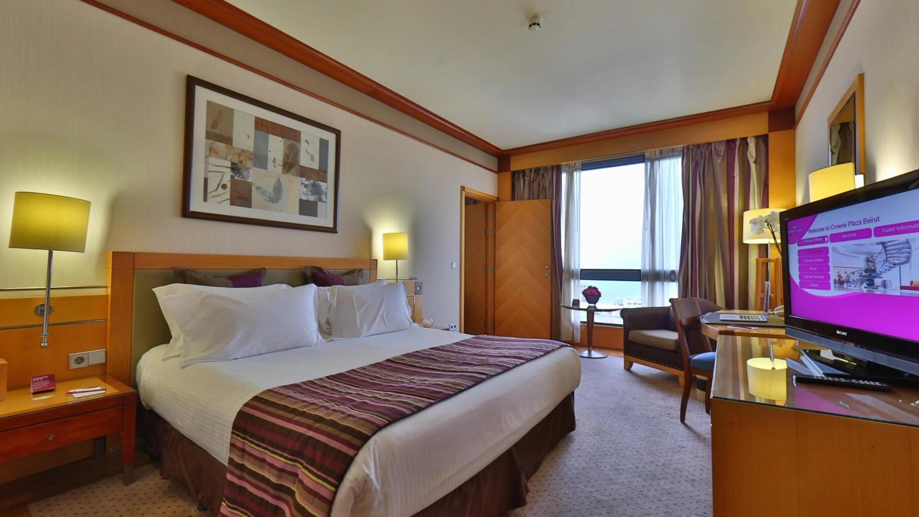 Bedroom, Bed in Crowne Plaza Beirut by IHG