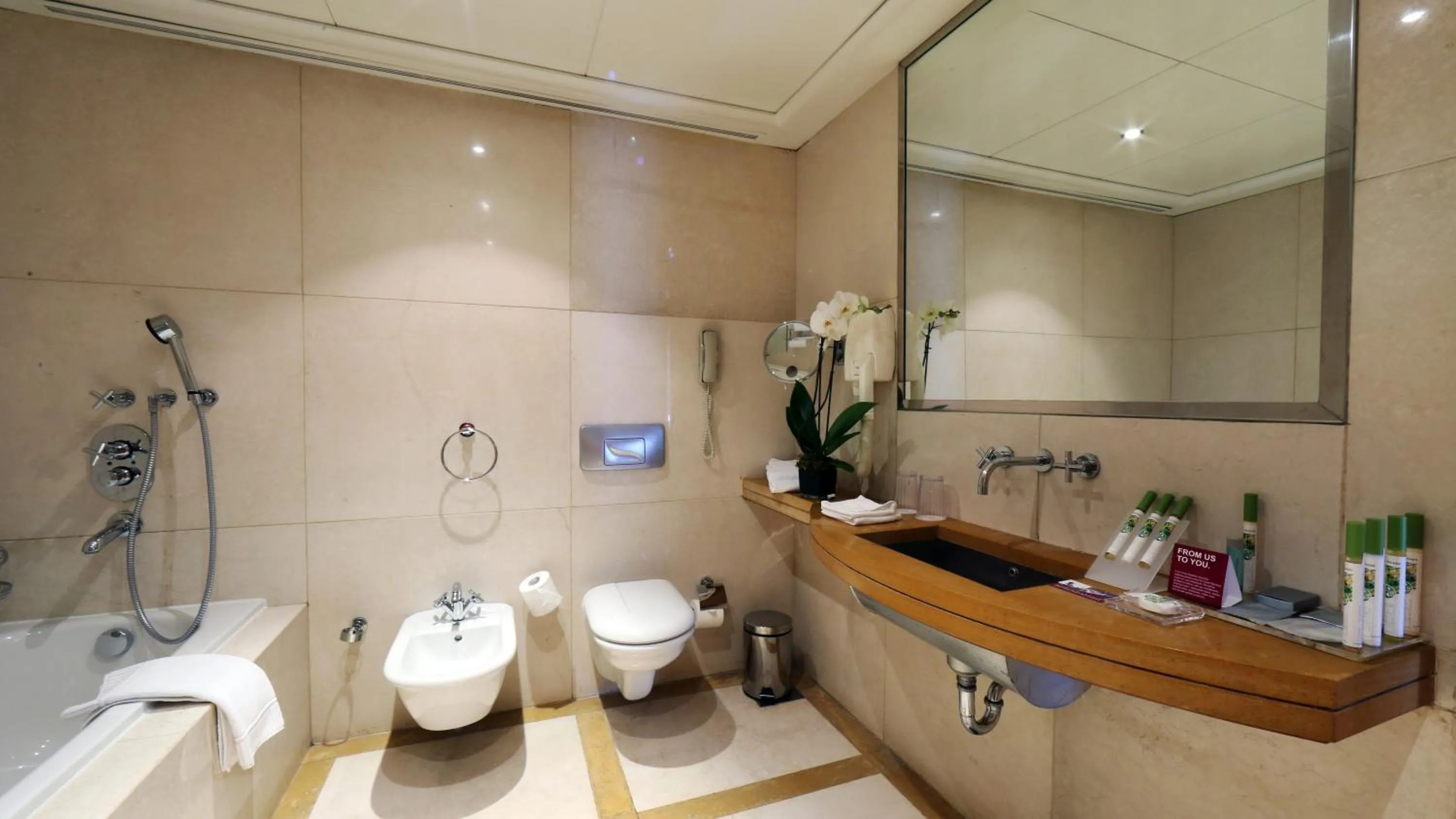 Bathroom in Crowne Plaza Beirut by IHG