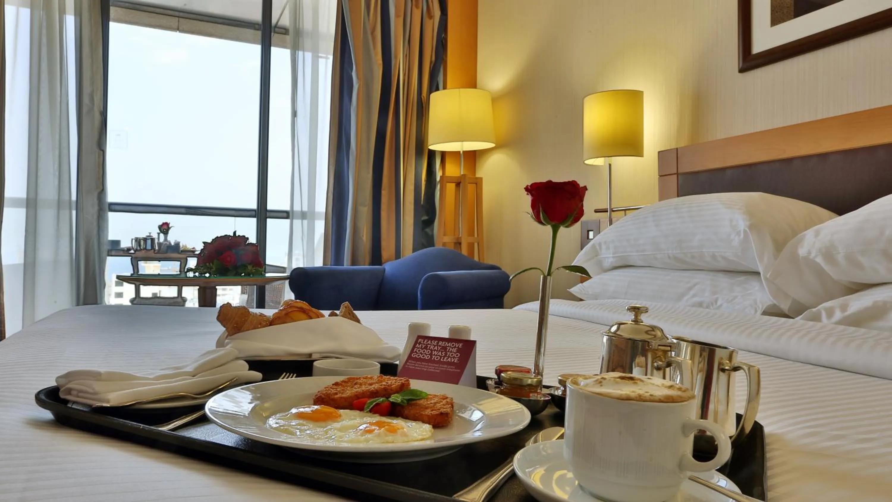 Photo of the whole room, Bed in Crowne Plaza Beirut by IHG