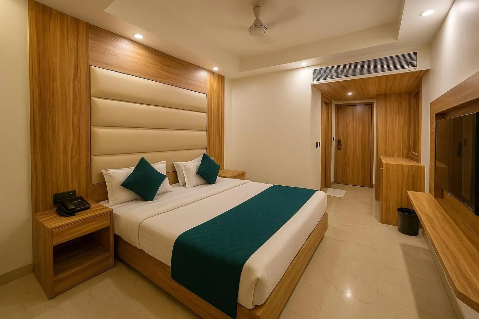 Bed in Hotel Benz International, Karol Bagh