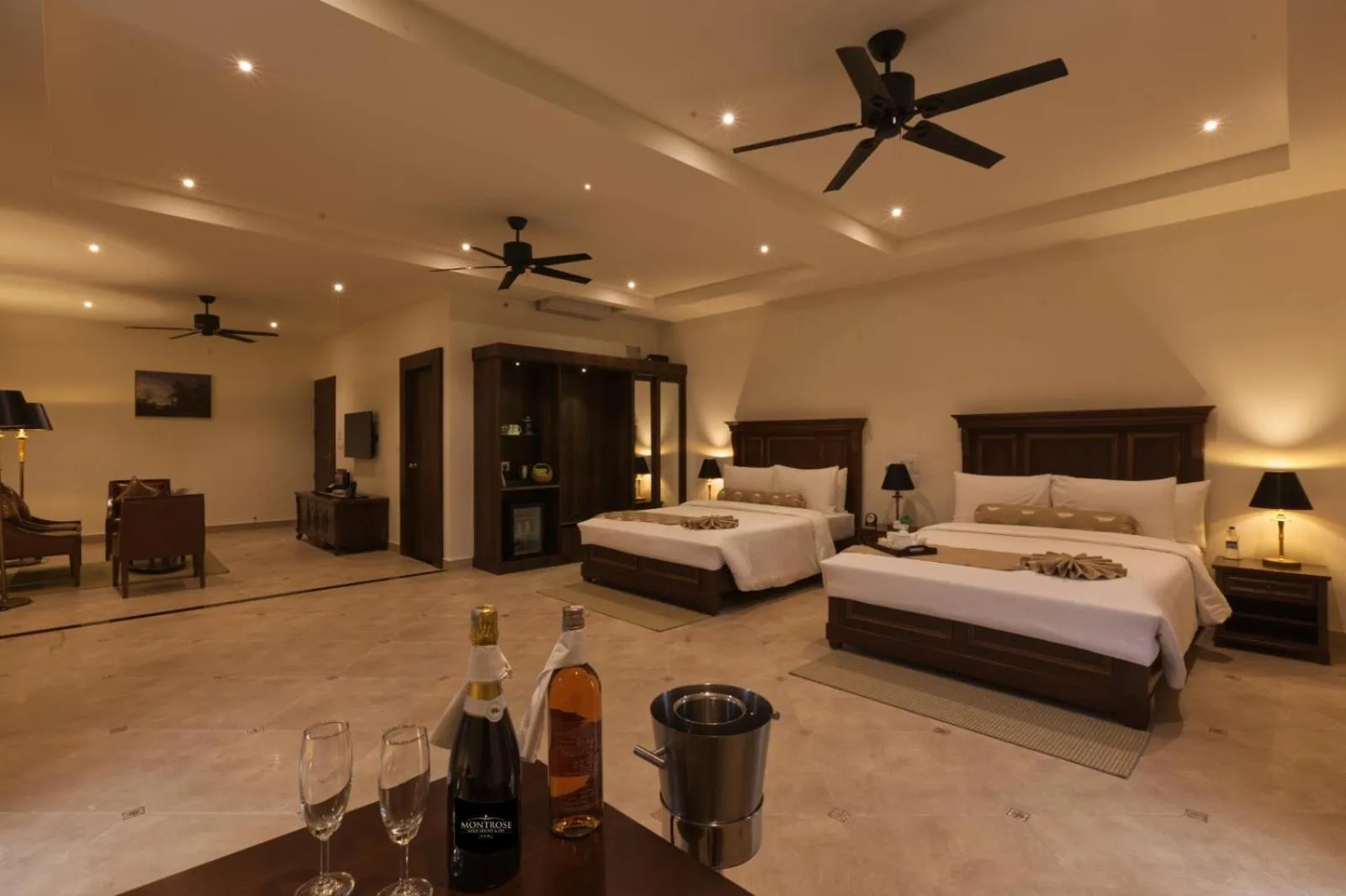 Bed in Montrose Golf Resort and Spa - Coorg