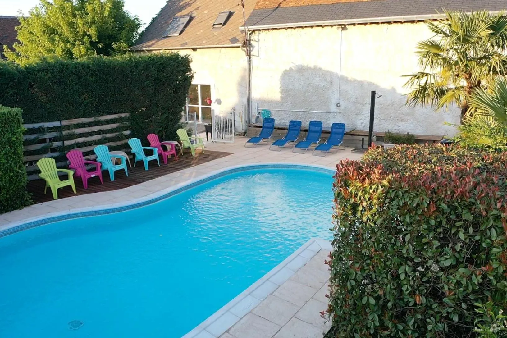 Swimming pool in Chambres d hôtes de la Mauguinière